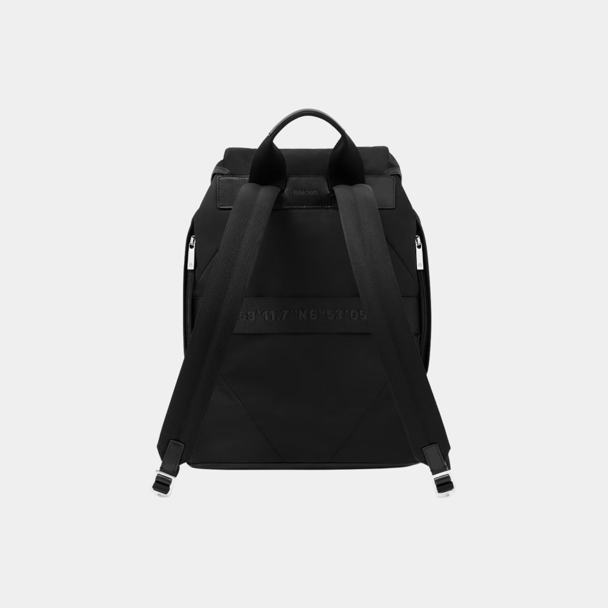 حقيبة Signature Nylon Flap Backpack Large