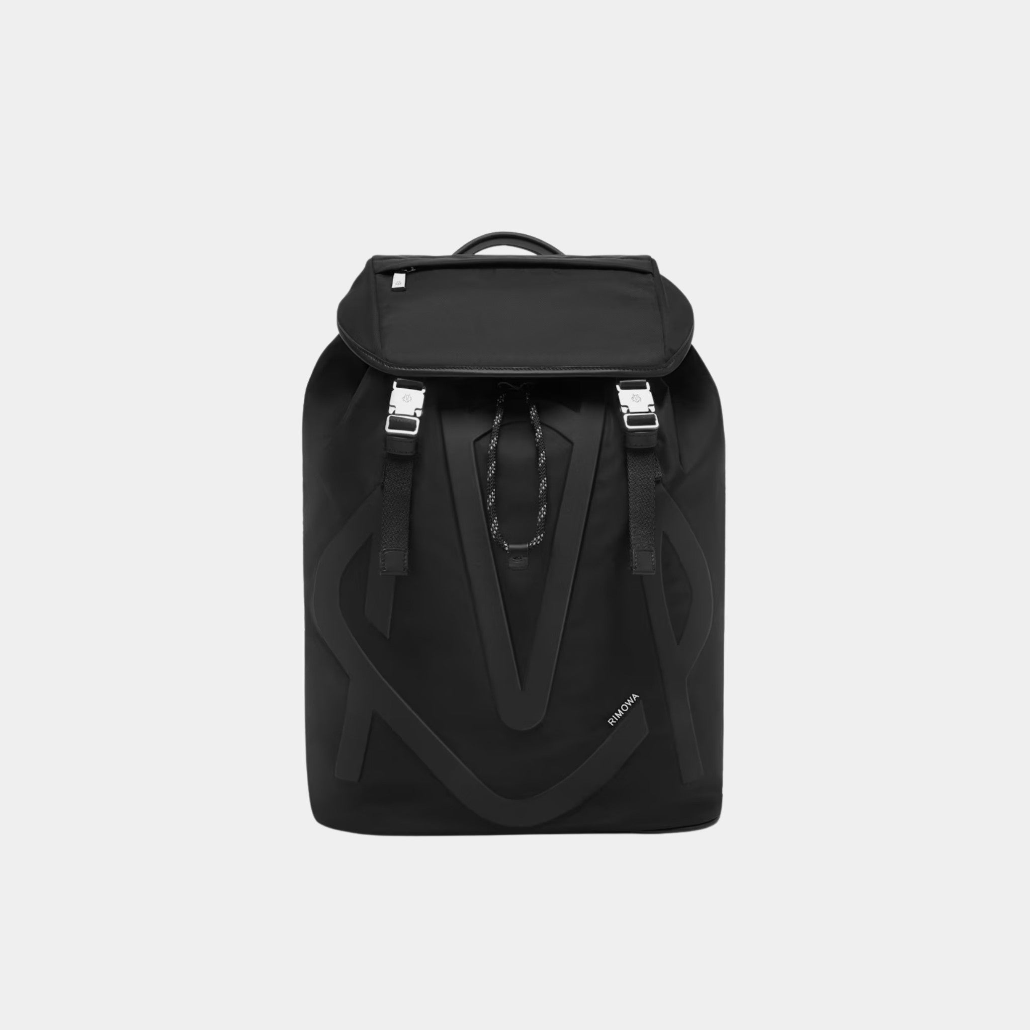 حقيبة Signature Nylon Flap Backpack Large