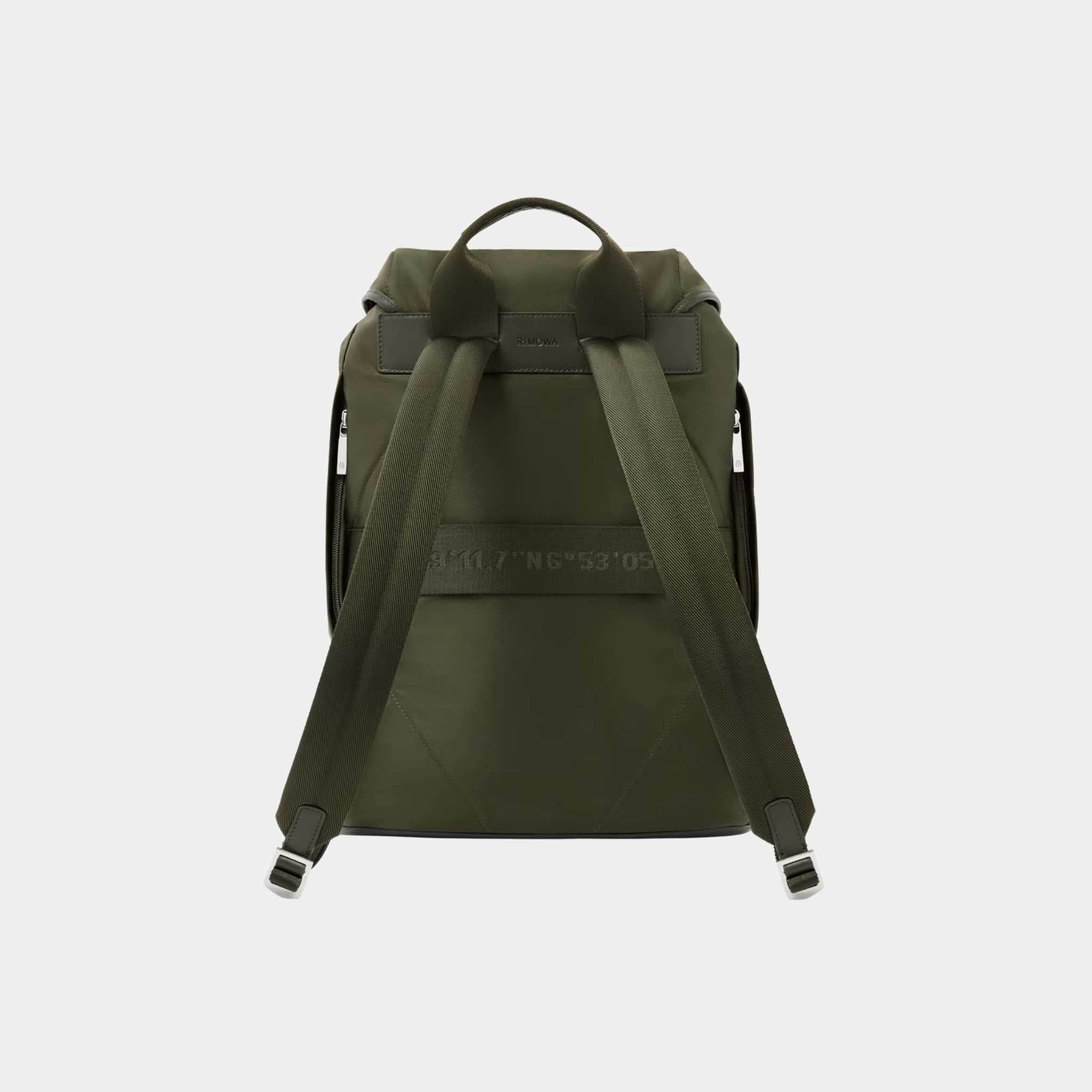 حقيبة Signature Nylon Flap Backpack Large
