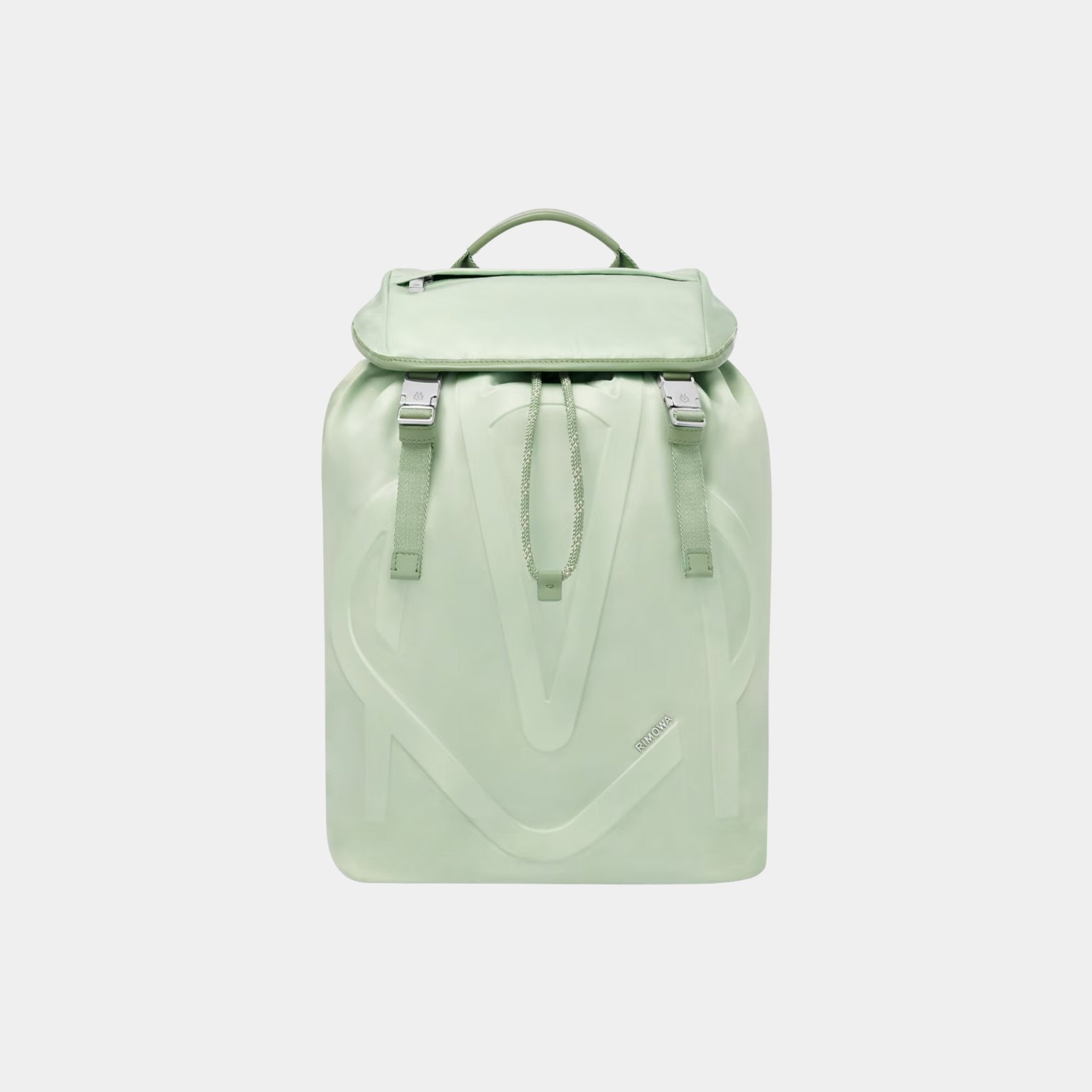 حقيبة Signature Nylon Flap Backpack Large