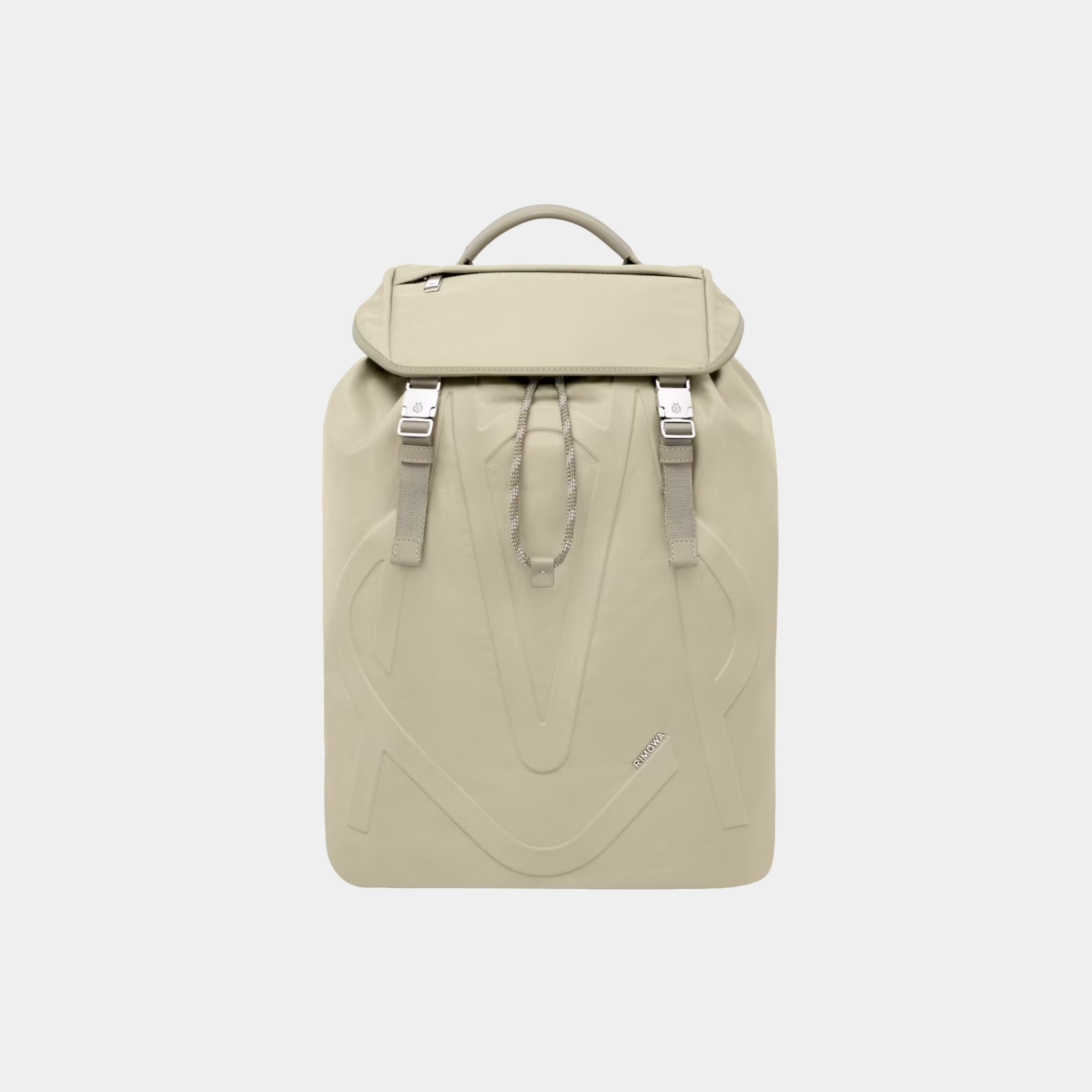 حقيبة Signature Nylon Flap Backpack Large