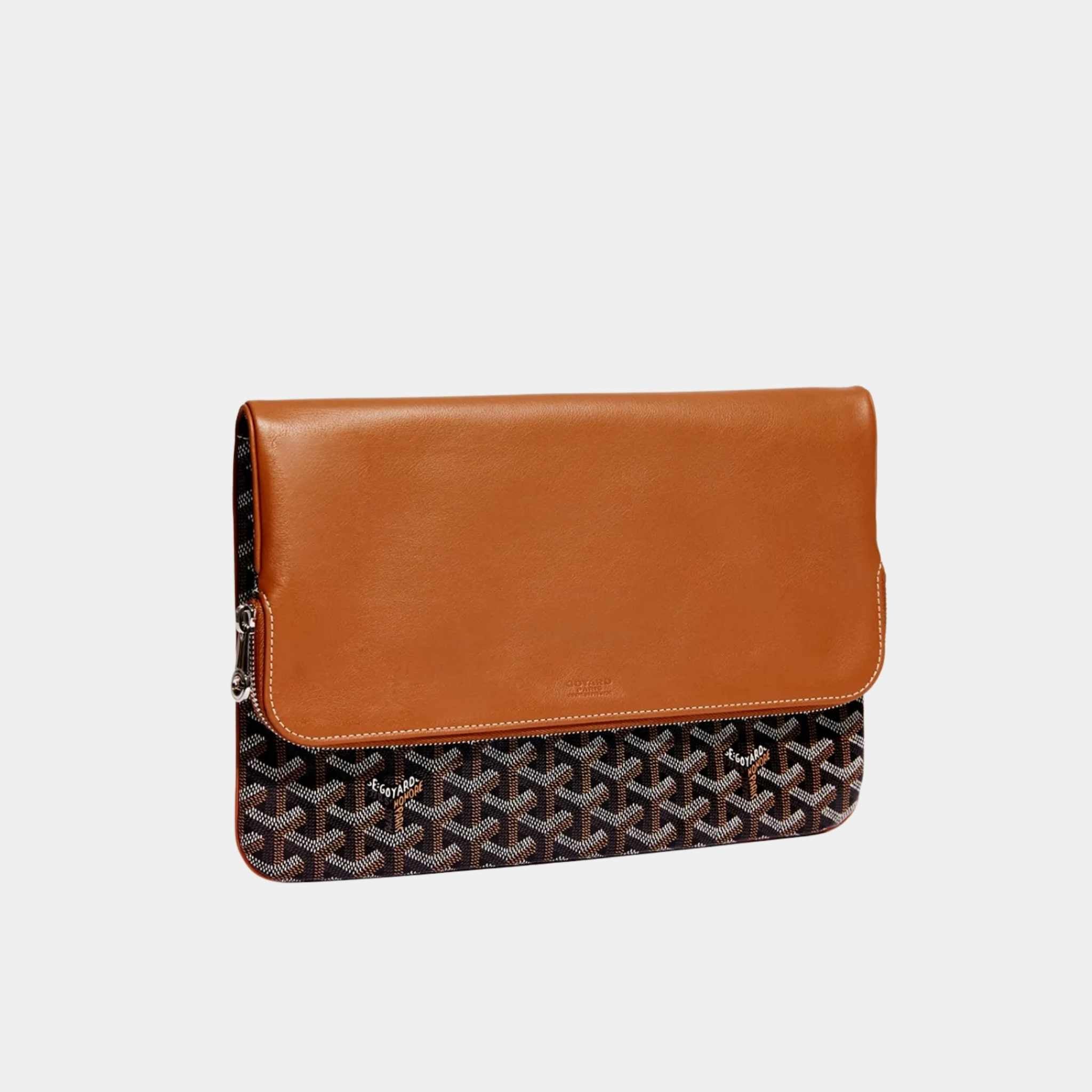Goyard Sainte-Marie GM Clutch, Black Tan