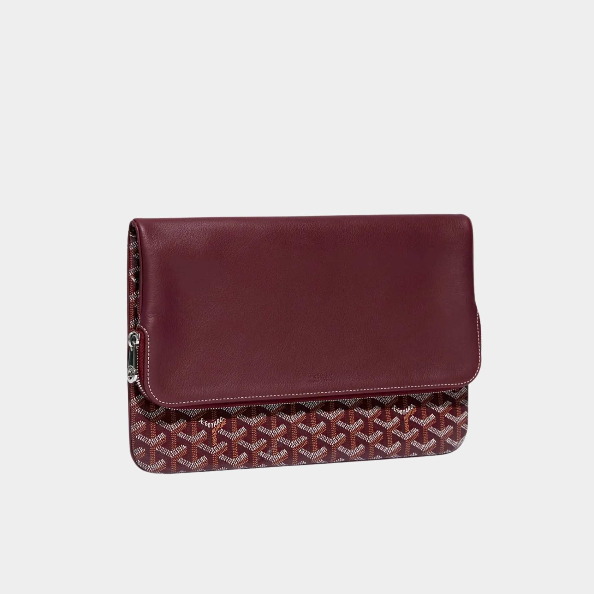 Goyard Sainte-Marie GM Clutch, Burgundy