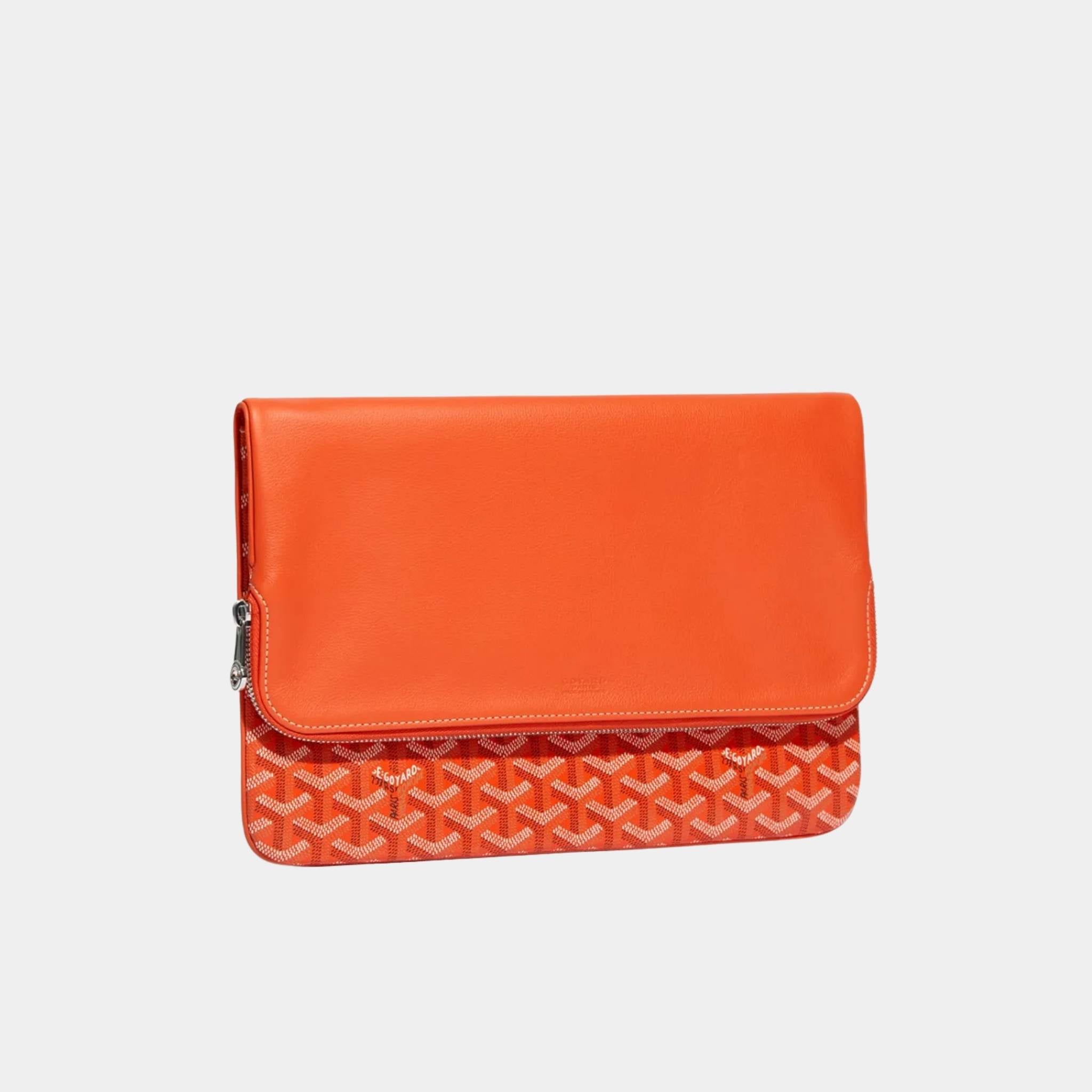Goyard Sainte-Marie GM Clutch, Orange