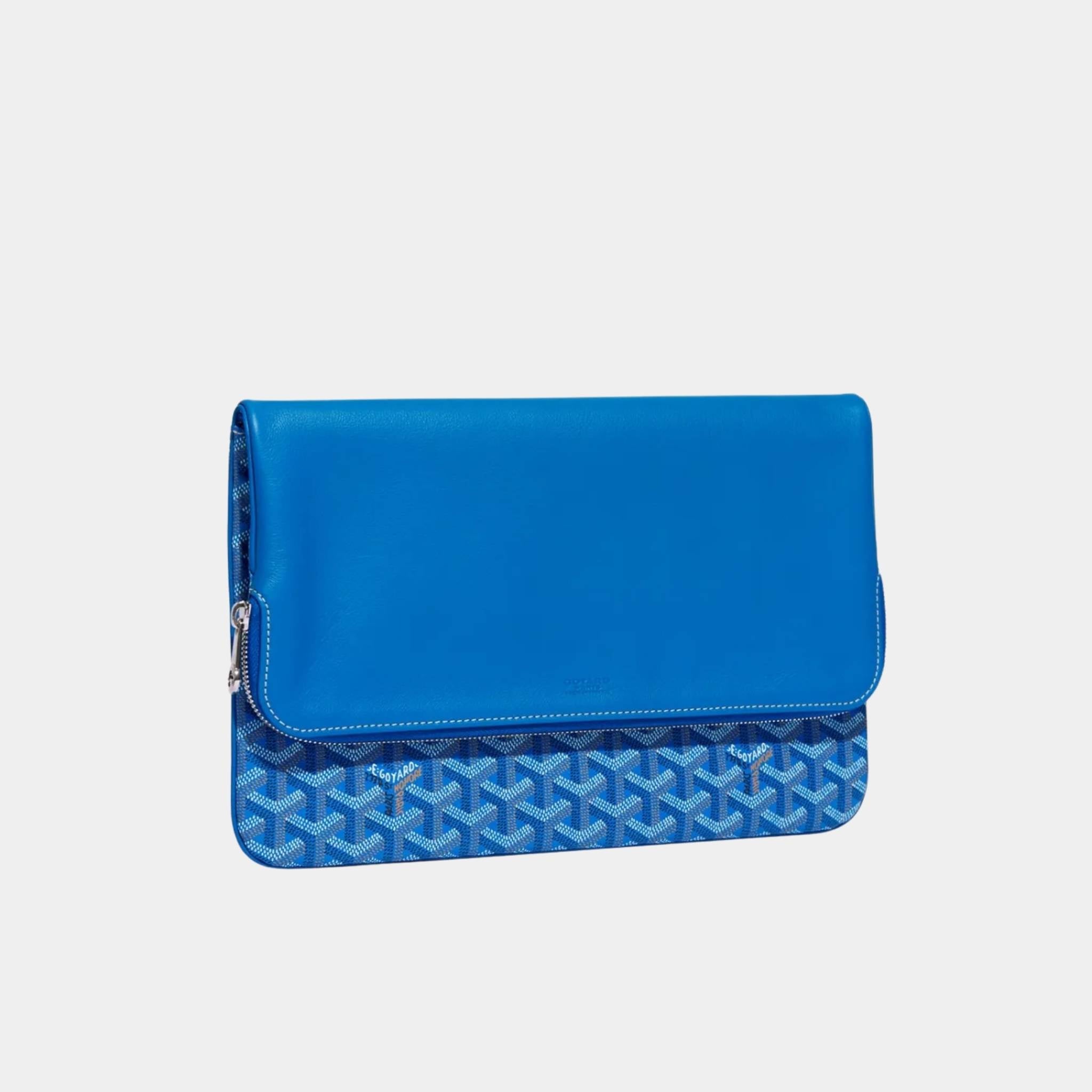 Goyard Sainte-Marie GM Clutch, Sky Blue