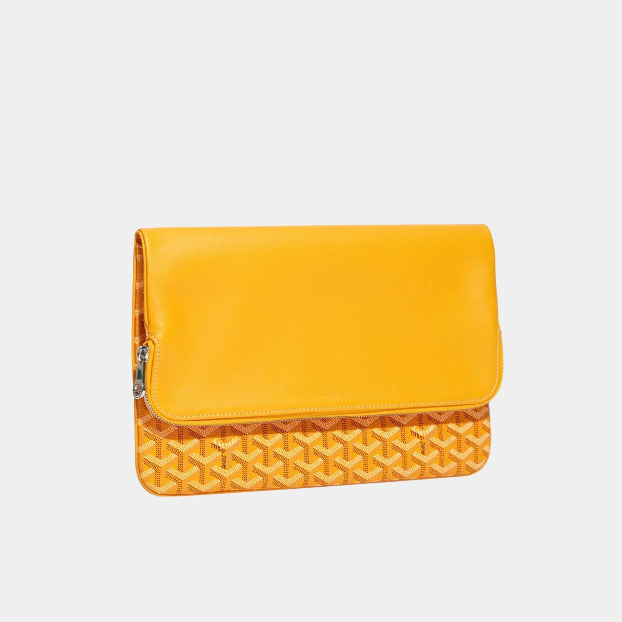 Goyard Sainte-Marie GM Clutch, Yellow