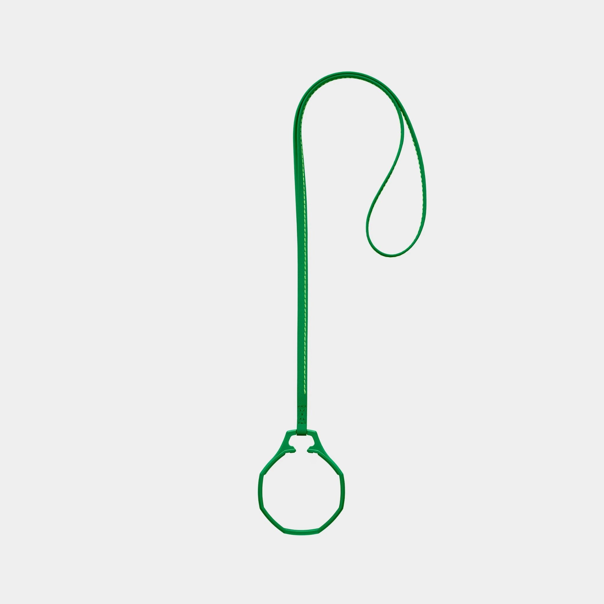Royal Pop Leather Lanyard green eight