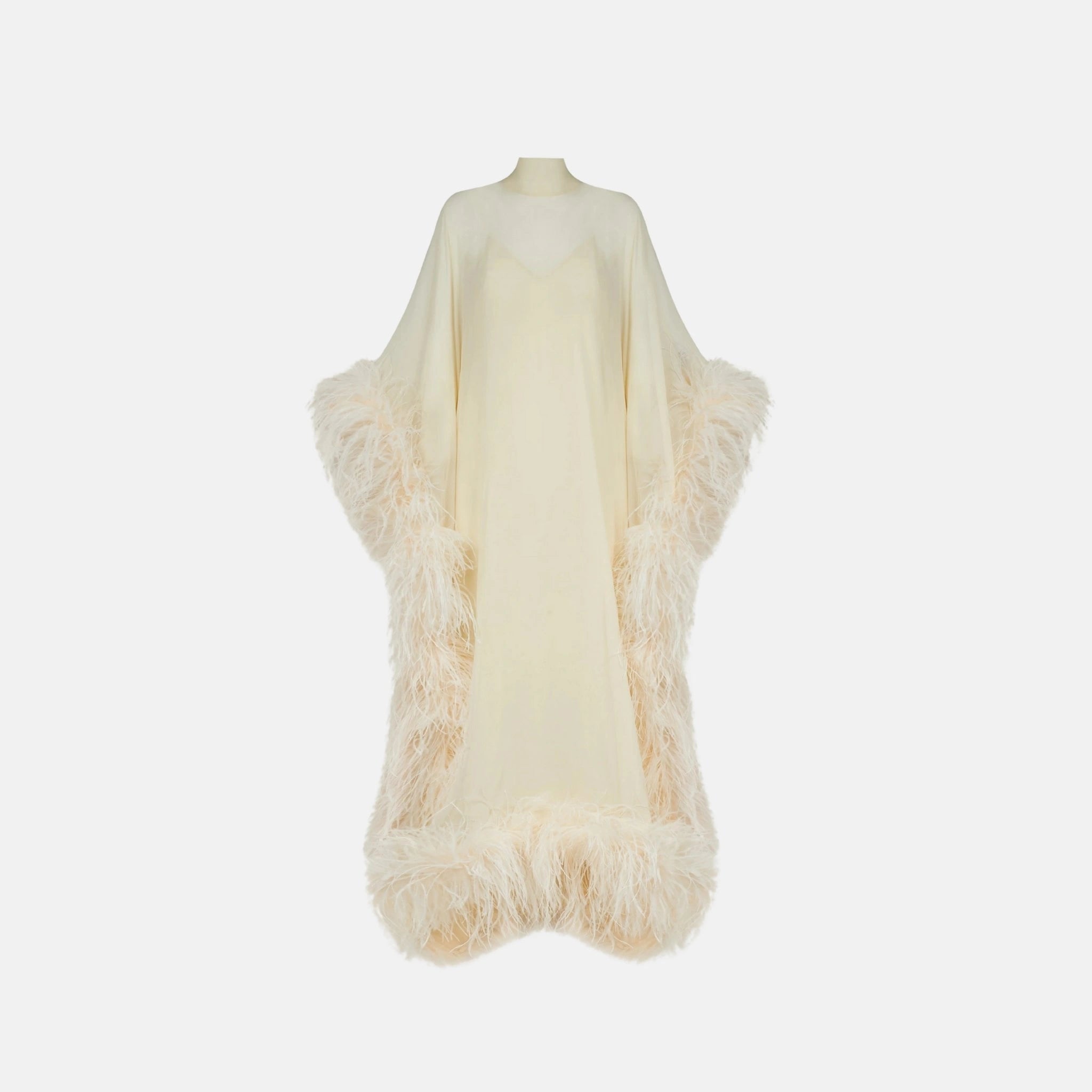 Taller Marmo Casta Diva Spirito Kaftan in Ivory, Front