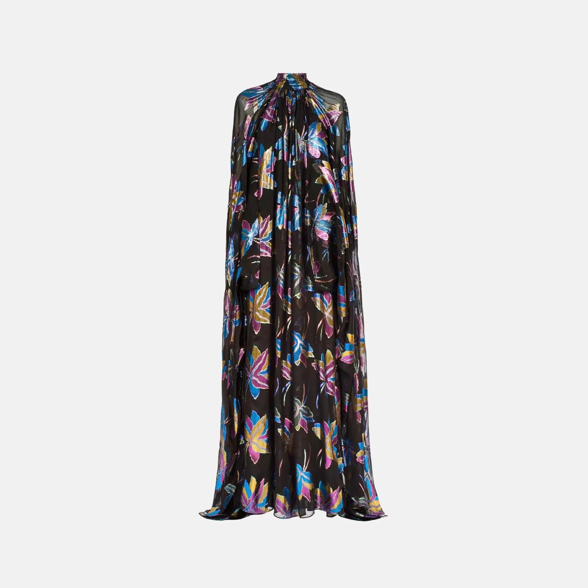 Taller Marmo Eterea Disco Gown in Black, Front