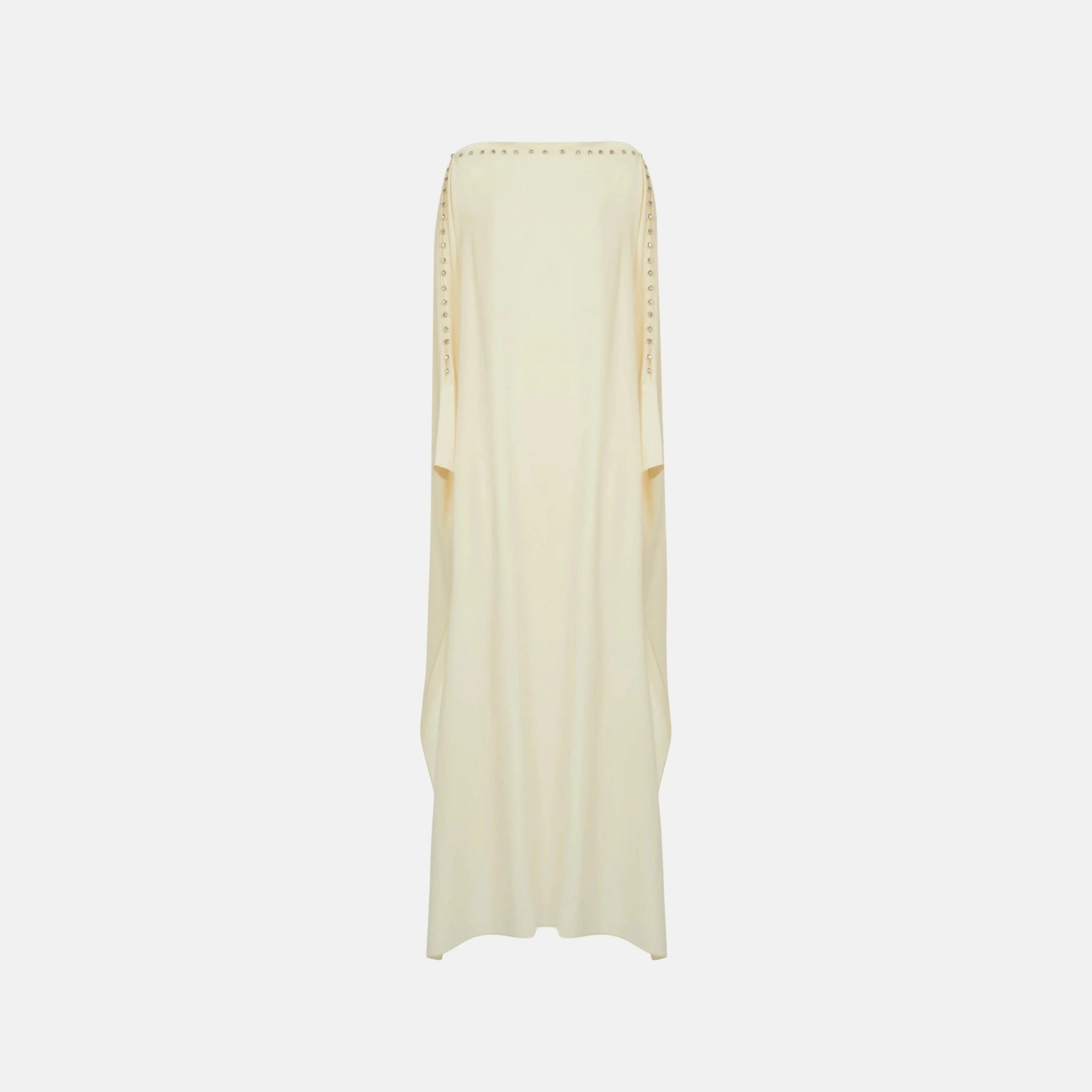 Taller Marmo Mila Crystal Kaftan in Latte , Front