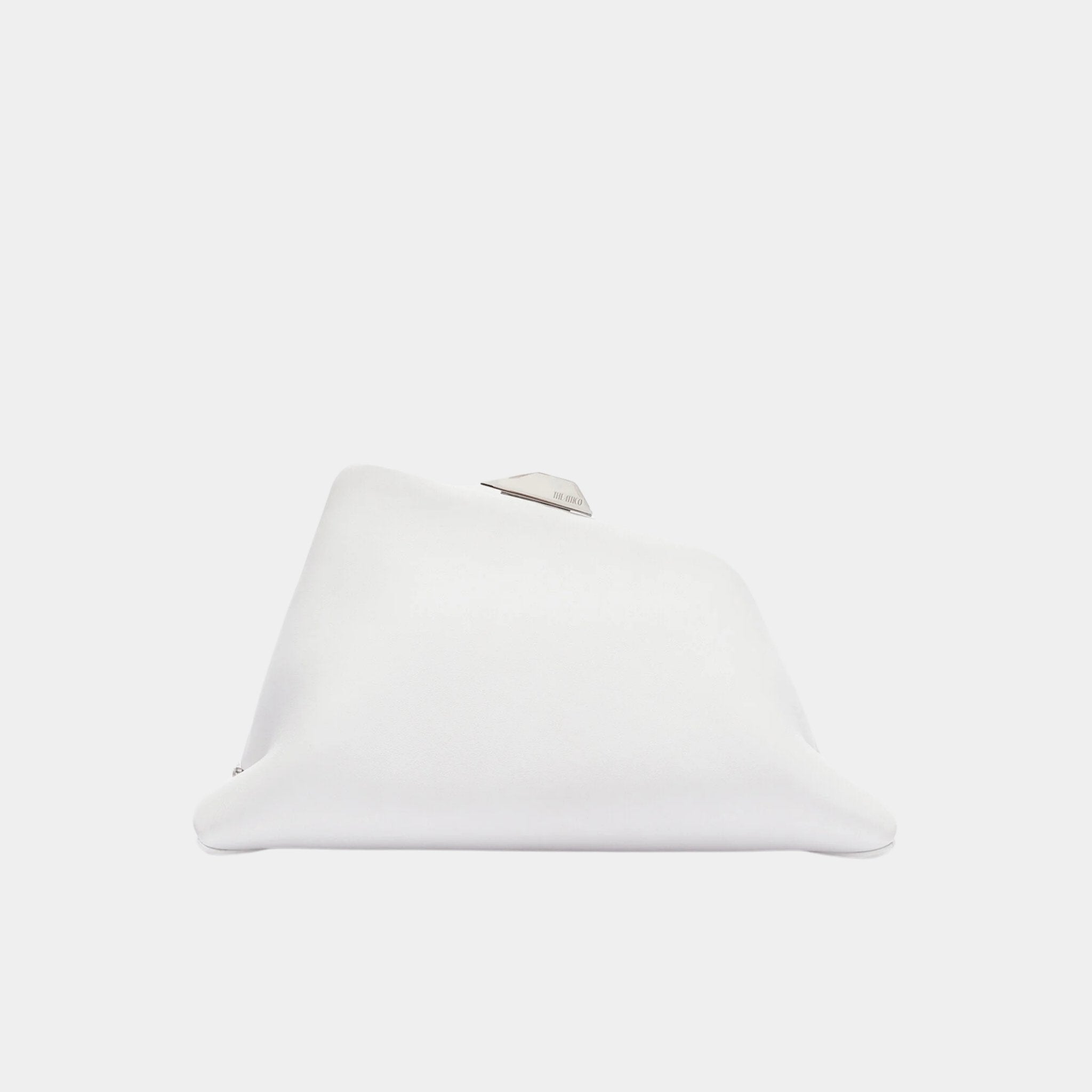 The Attico Day Off Shoulder Bag Nappa Leather, White, Front