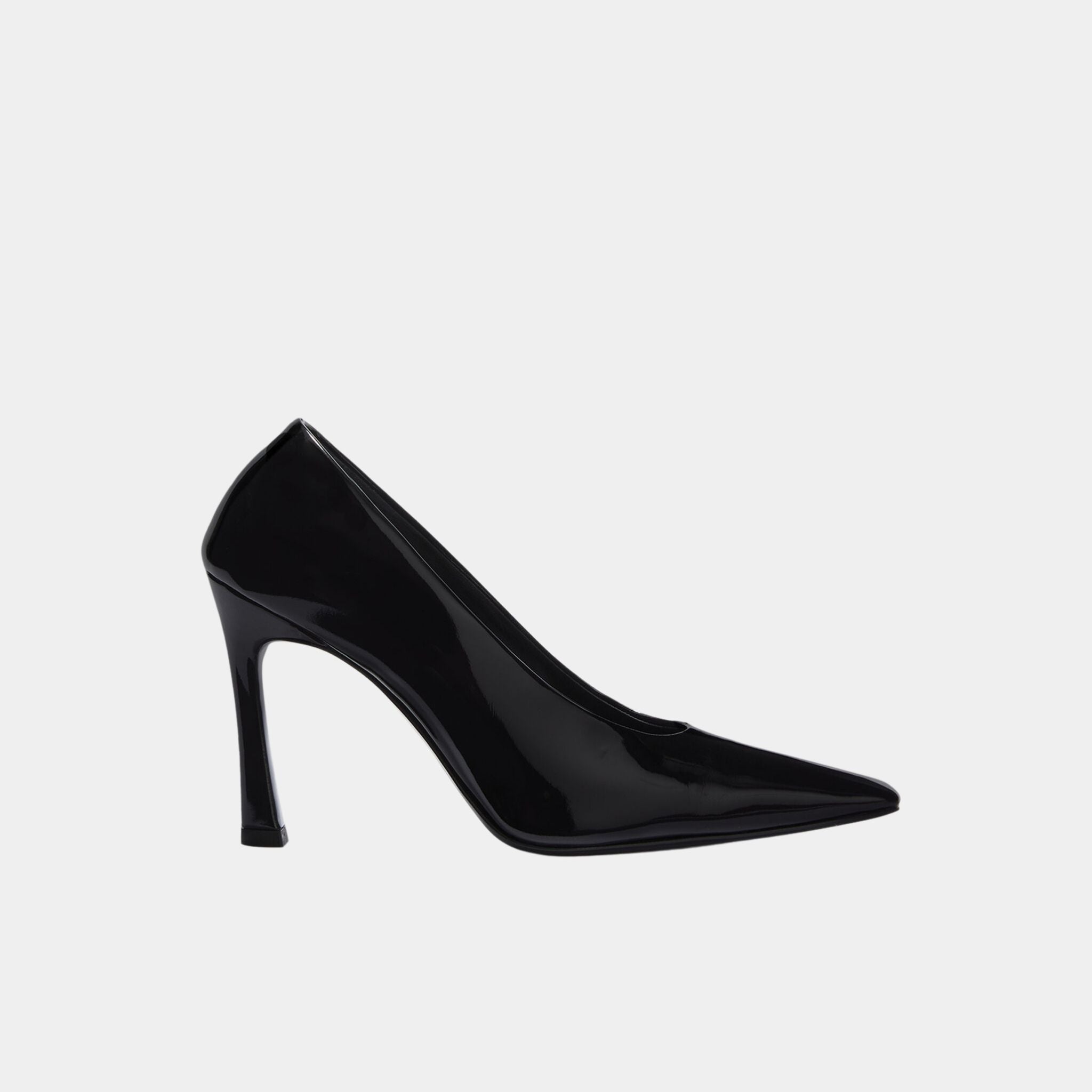 The Attico Juno Black Patent Leather Pump, Side