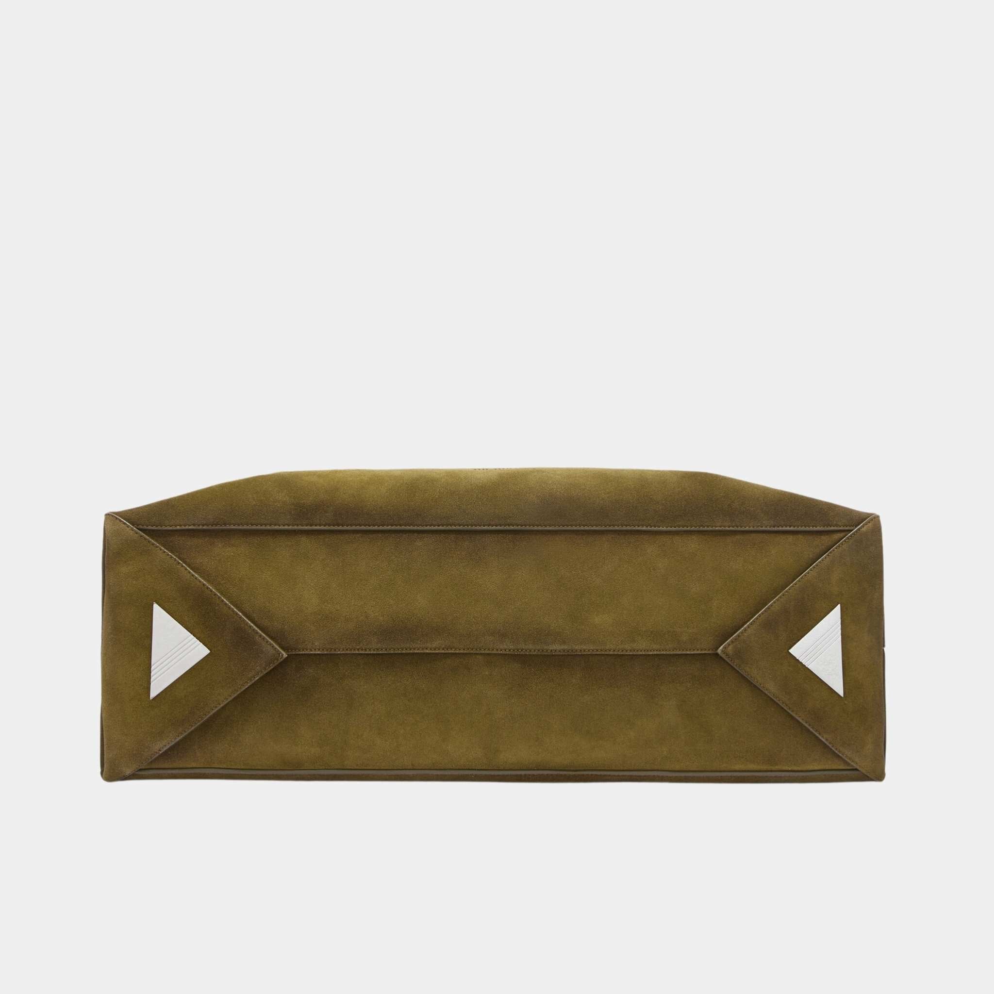 The Attico La Passeggiata Large Green Top Handle, Back