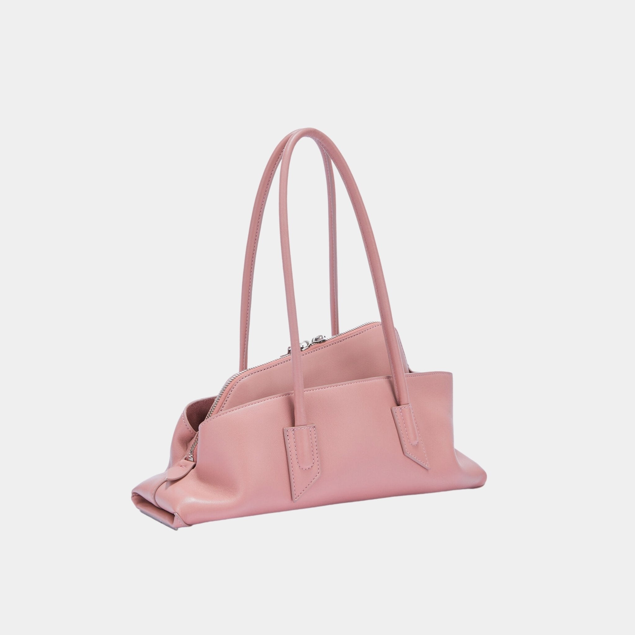 The Attico La Passeggiata Small Pink Top Handle, Side