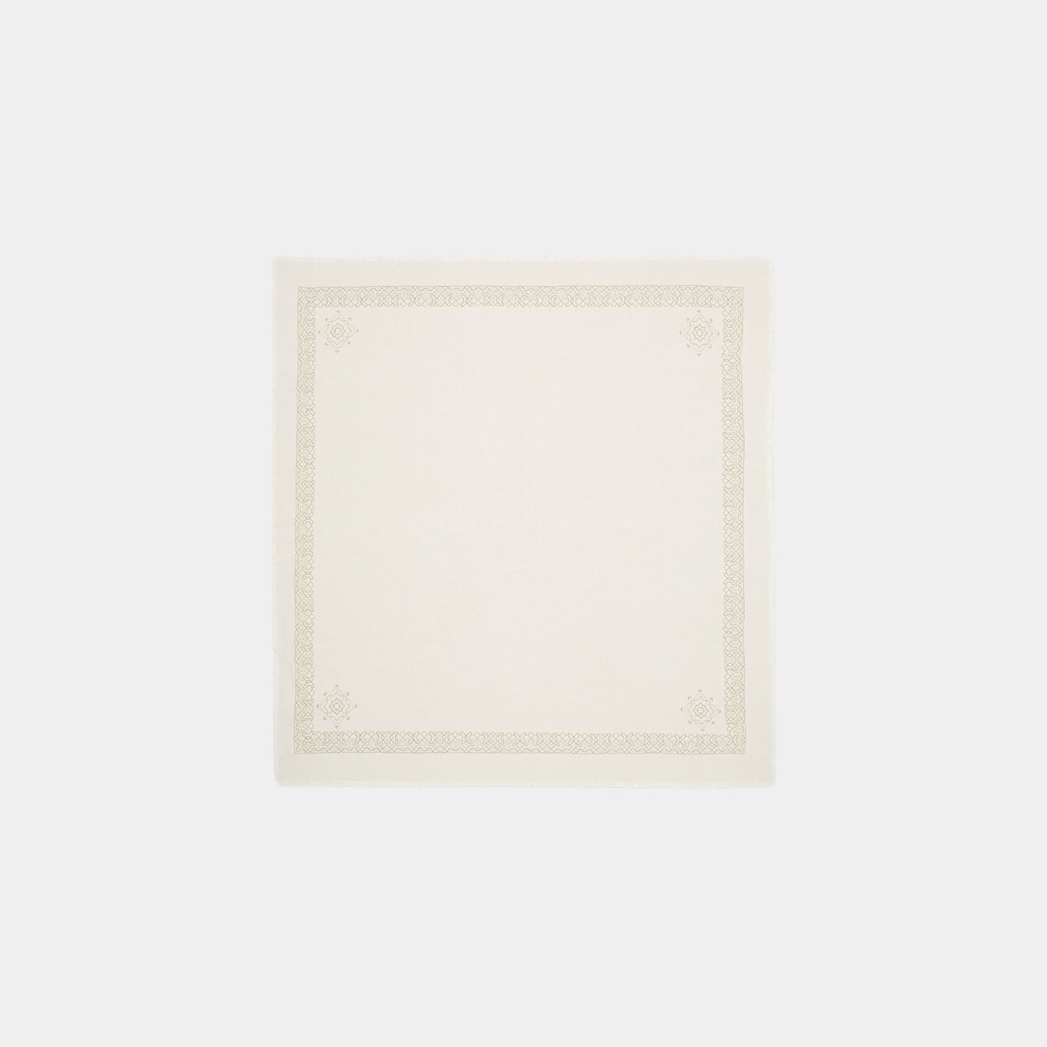 Loro Piana The Gift of Kings Gutrah Carré, Beige, Front