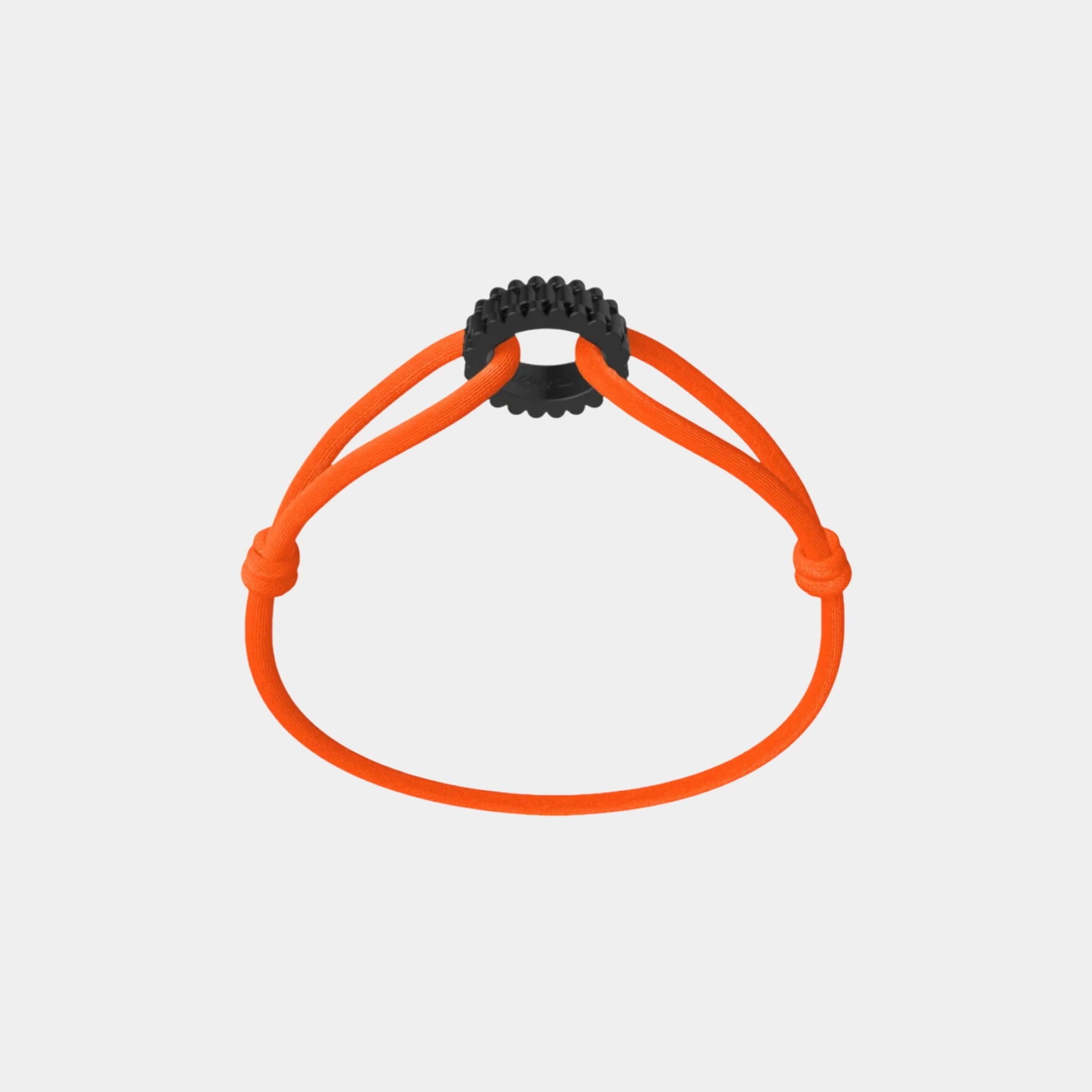 Wecord Carbon Regent Cord Bracelet, Neon Orange