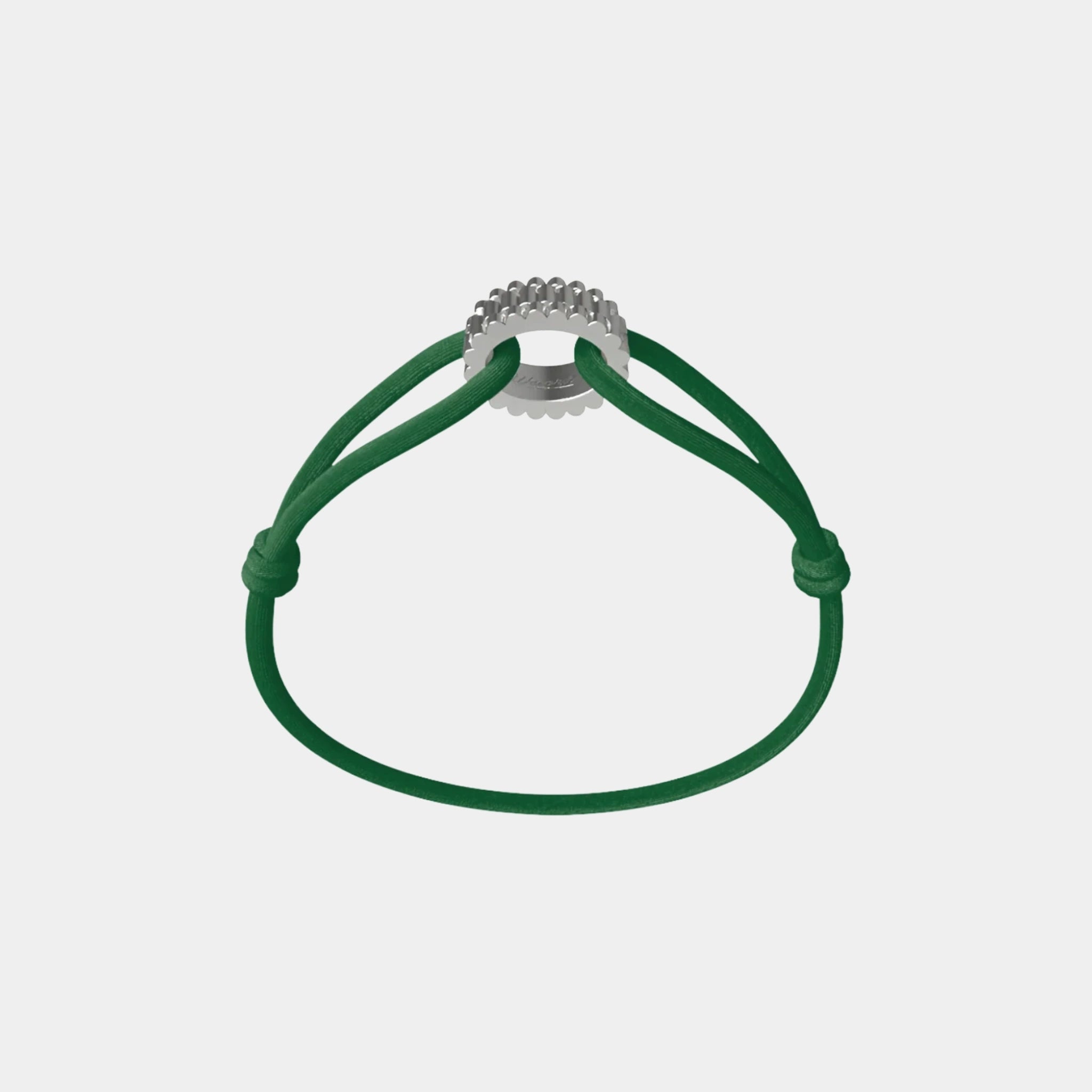 Wecord Regent Cord Bracelet, Green