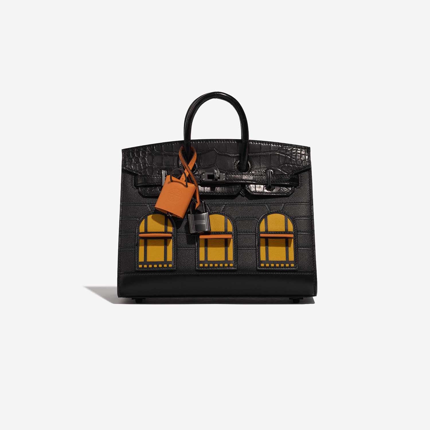 Birkin Faubourg 20 Midnight Matte Alligator Veau madame Chevre Mys Sands