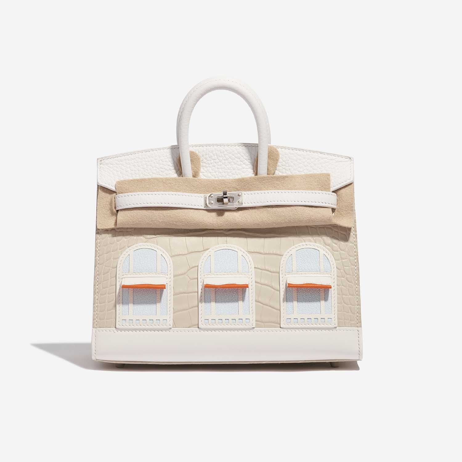 Birkin 20 Faubourg Snow White Sous La Neige Sands UAE