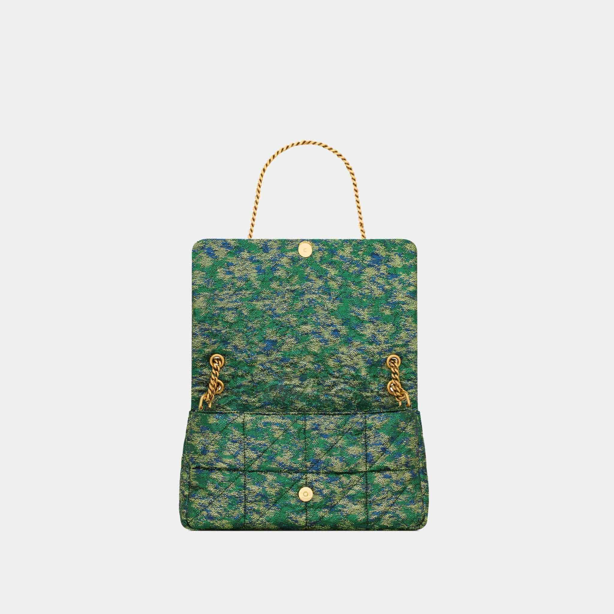 Yves Saint Laurent Jamie Medium Laine In Brocade, Open