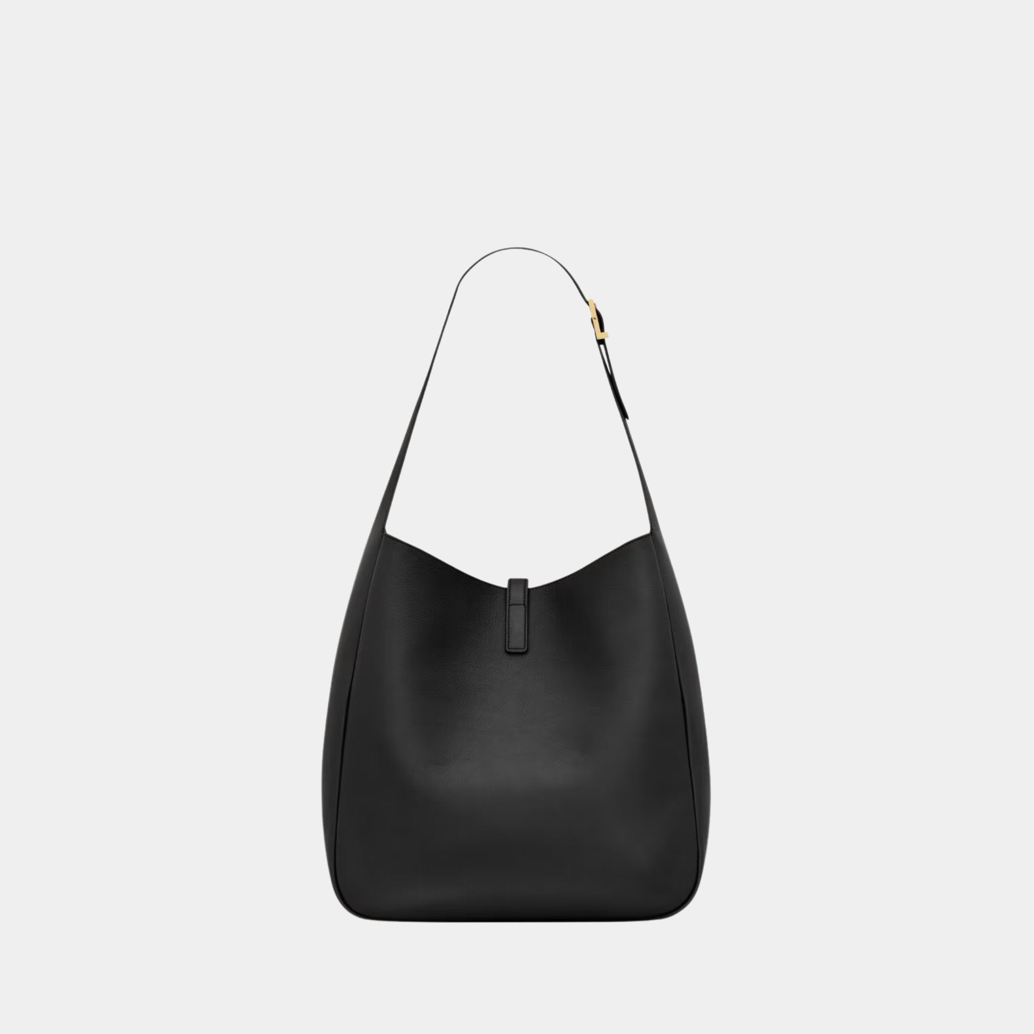 Yves Saint Laurent Le 5 A 7 Supple Large In Grained Leather, Black, Back