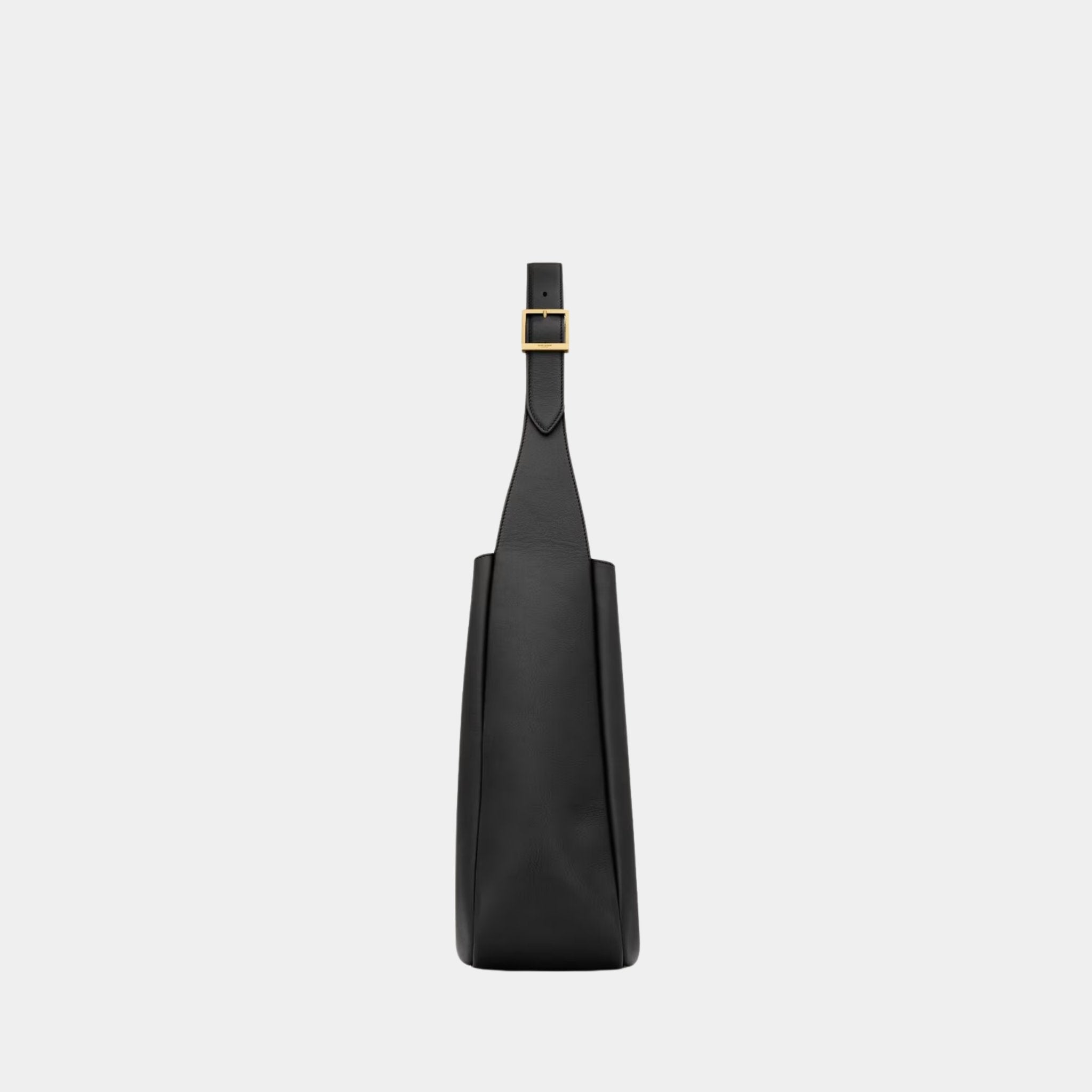 Yves Saint Laurent Le 5 A 7 Supple Large In Grained Leather, Black, Side