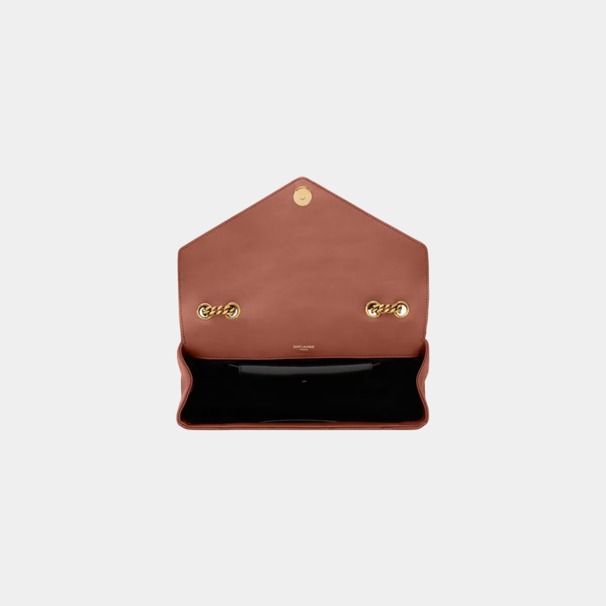 Yves Saint Laurent Loulou Medium In Matelasse Lambskin, Hortensia, Top