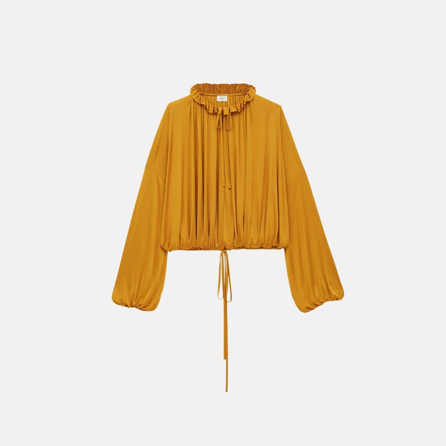 Yves Saint Laurent Blouse In Knit, Jaune, Front