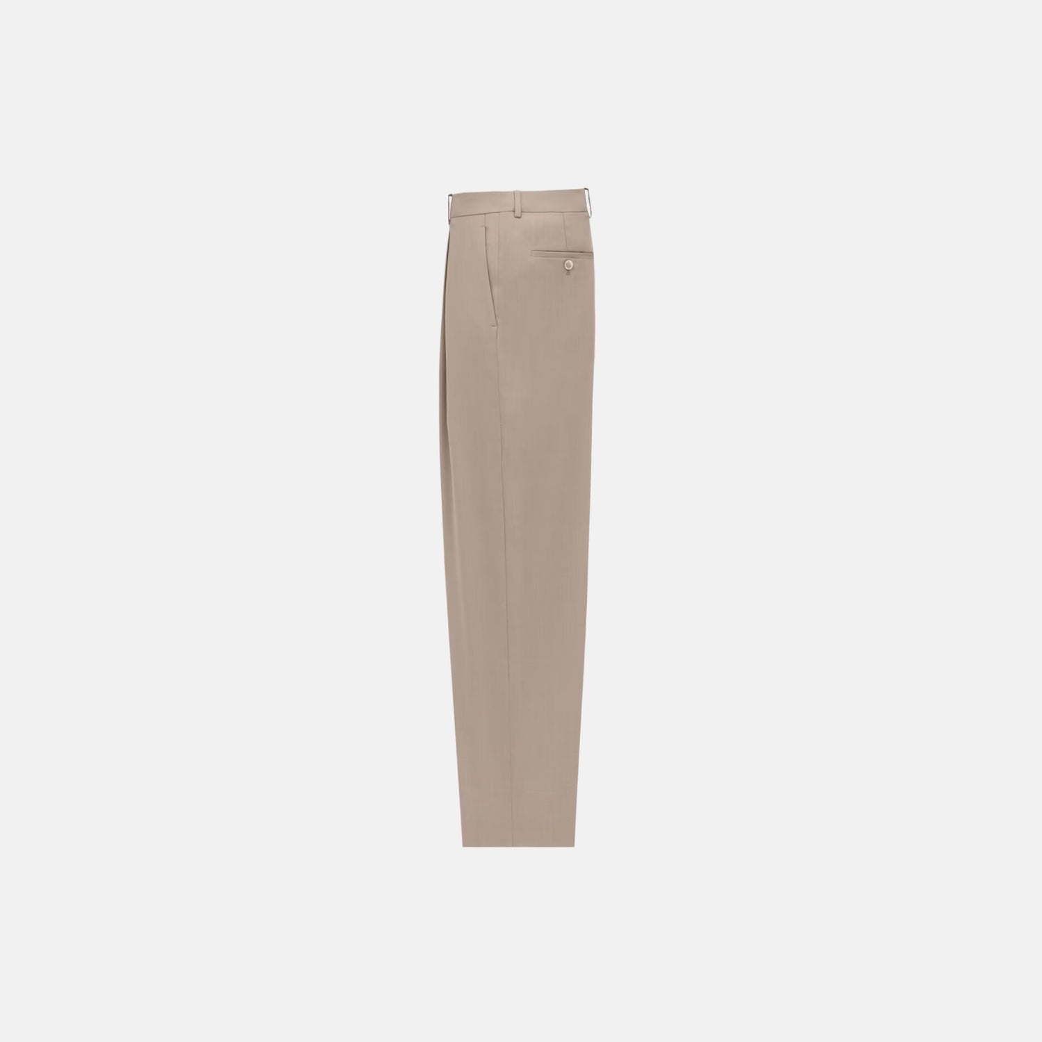 Yves Saint Laurent High Waisted Pants In Cashmere, Side