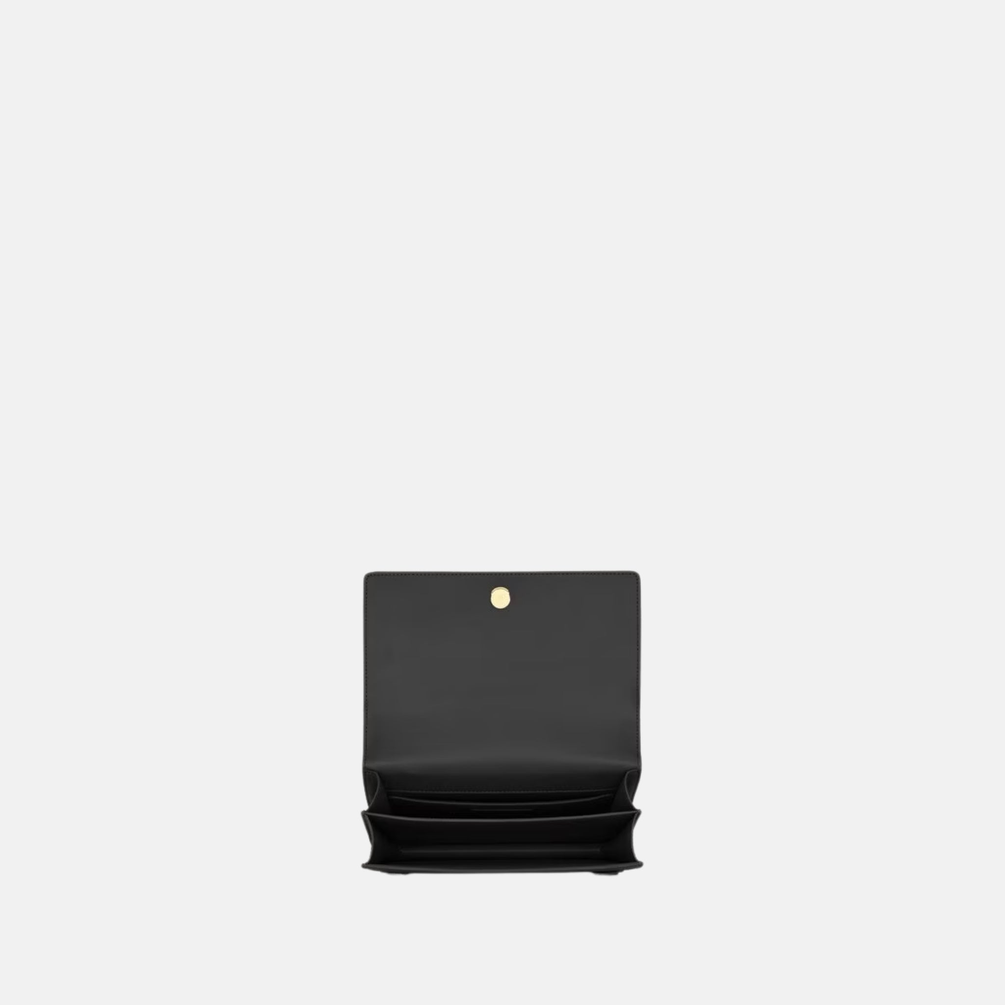 Yves Saint Laurent Sunset Medium In Smooth Leather, Noir, Inside