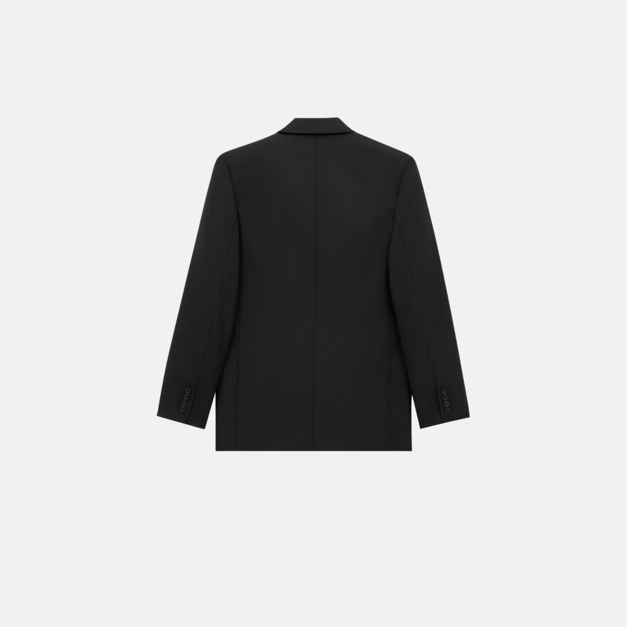 Yves Saint Laurent Yves Jacket In Wool Chine, Back