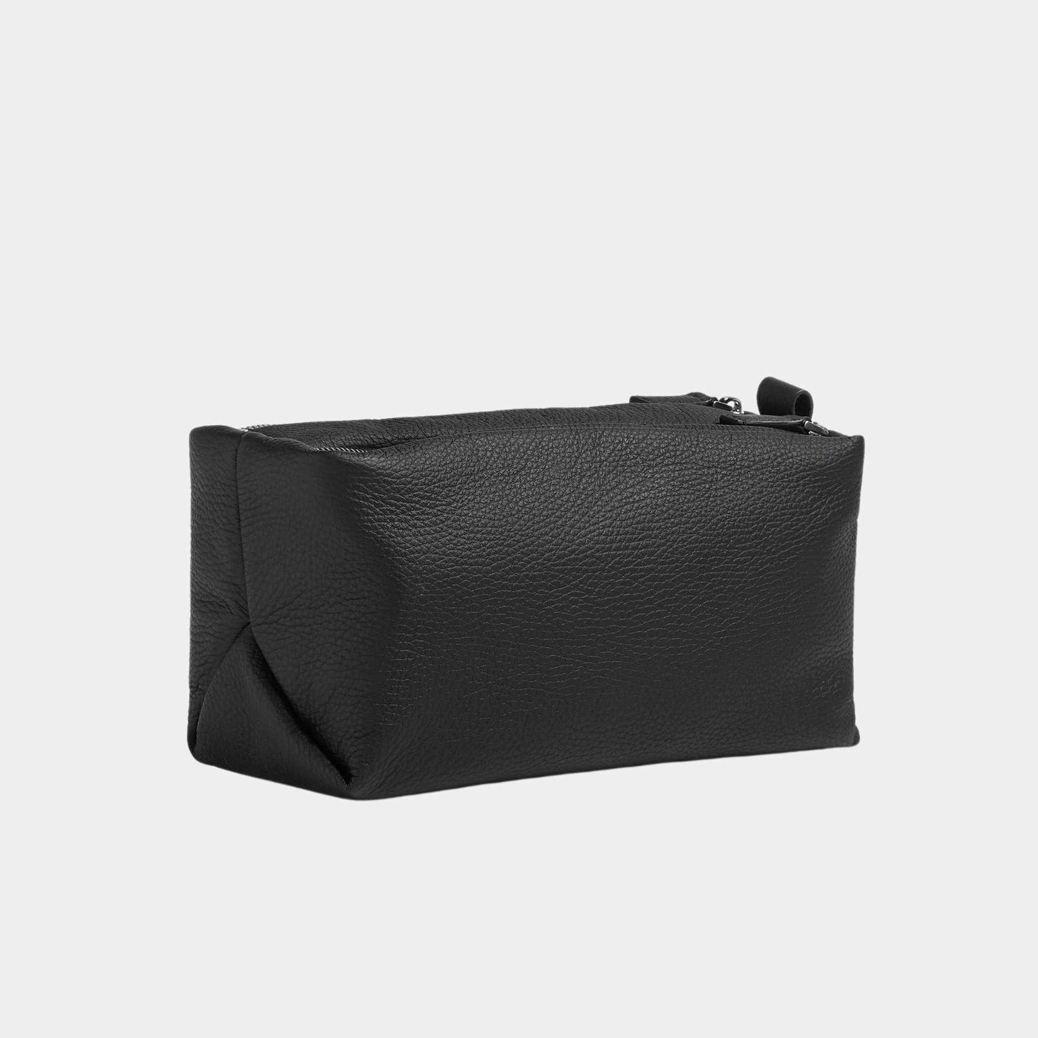 Zegna Black Deerskin Softy Pouch, Back