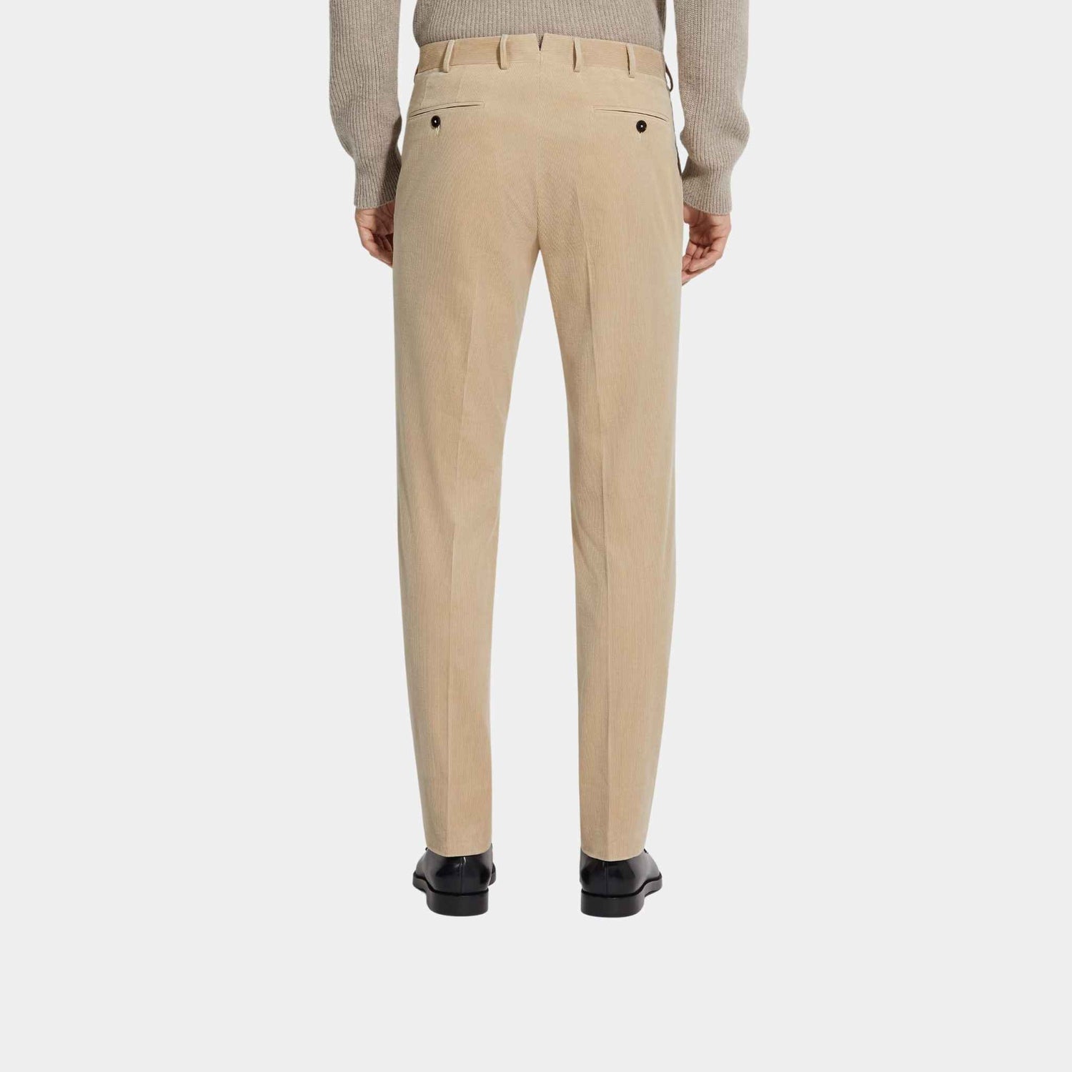 Zegna Cashco Pants, Light Beige, Back