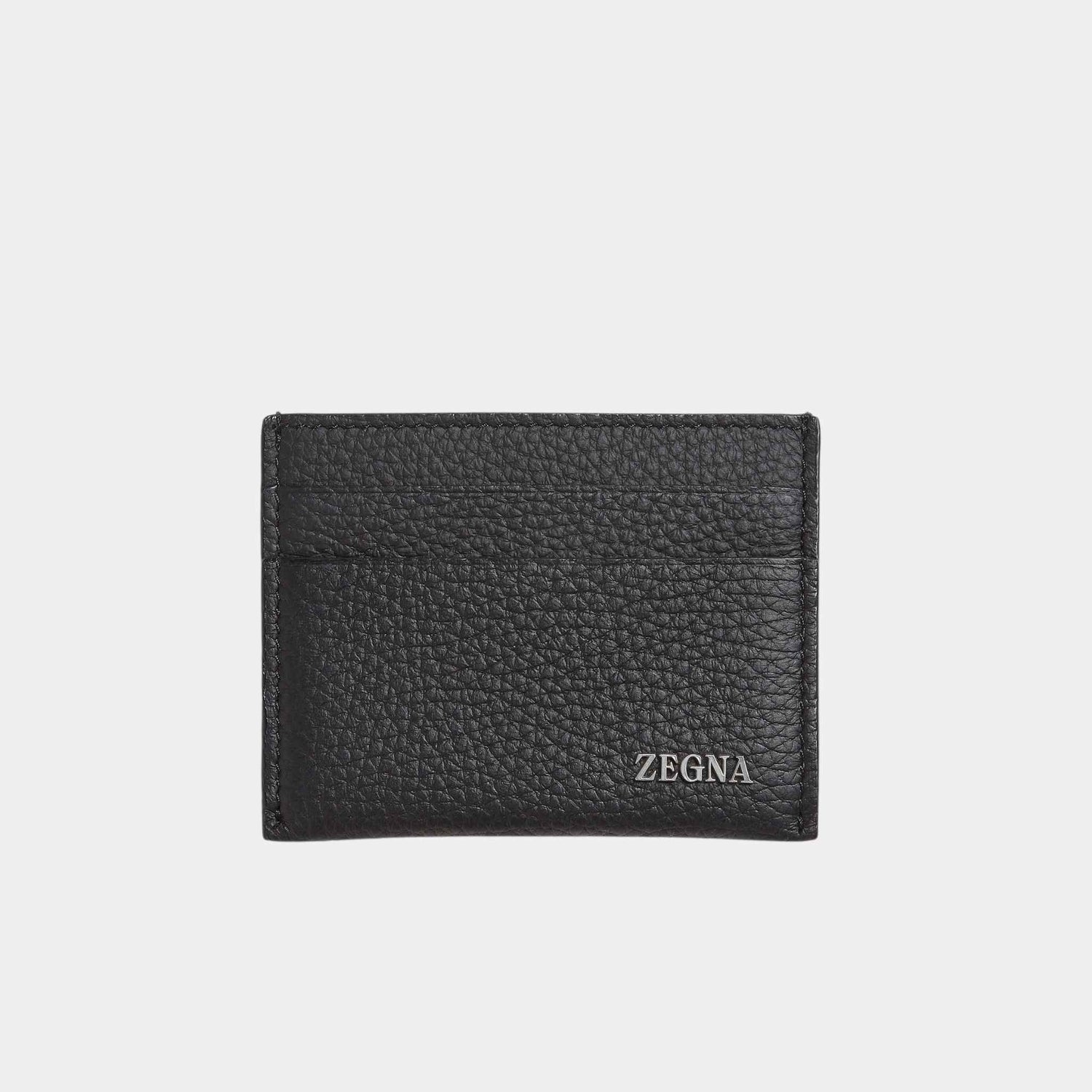 Zegna Deerskin Card Case, Back, Front