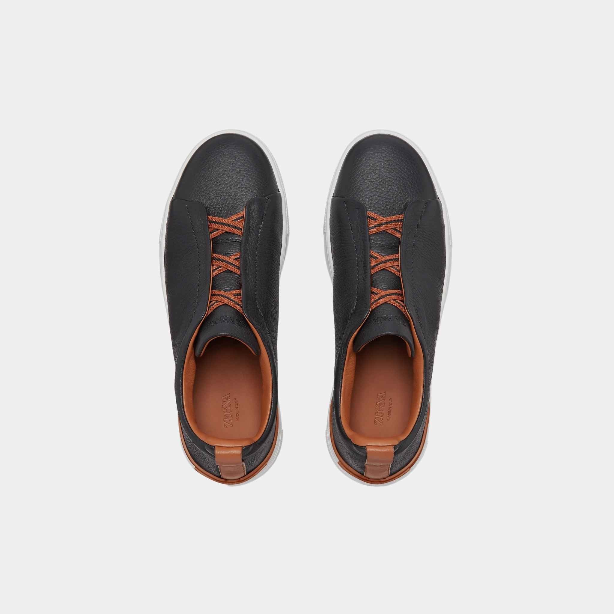 حذاء رياضي Deerskin Triple Stitch منخفض