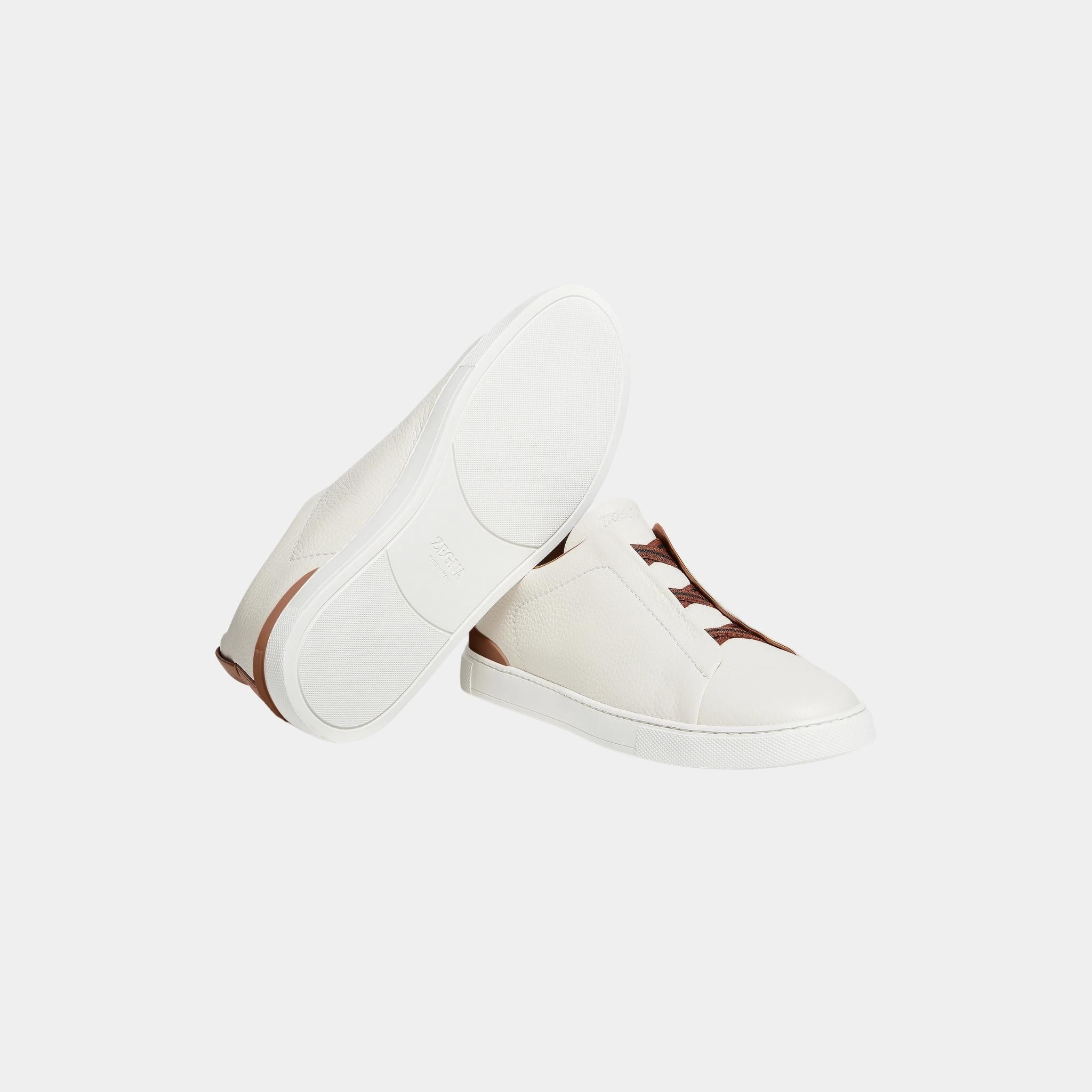 حذاء رياضي Deerskin Triple Stitch منخفض