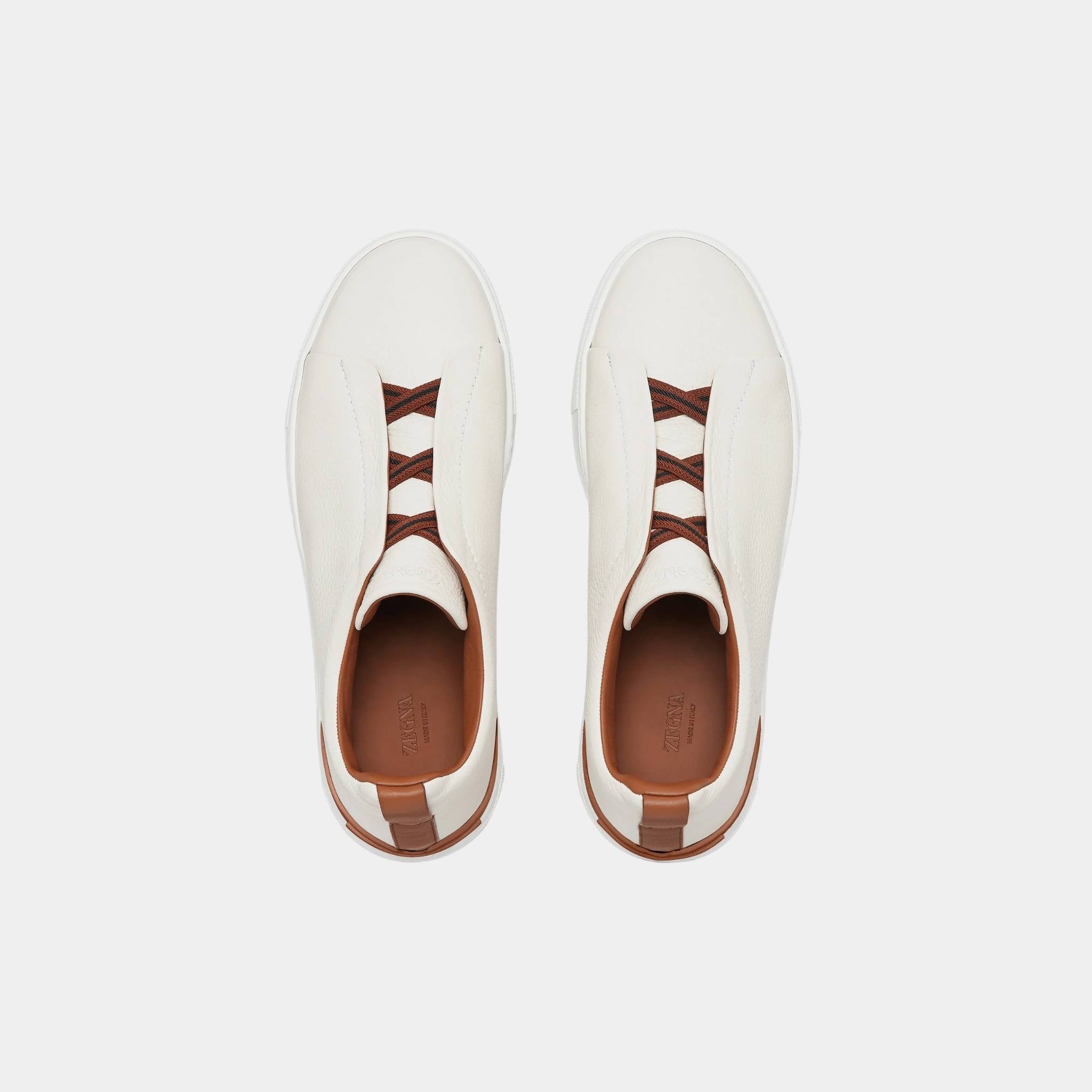حذاء رياضي Deerskin Triple Stitch منخفض