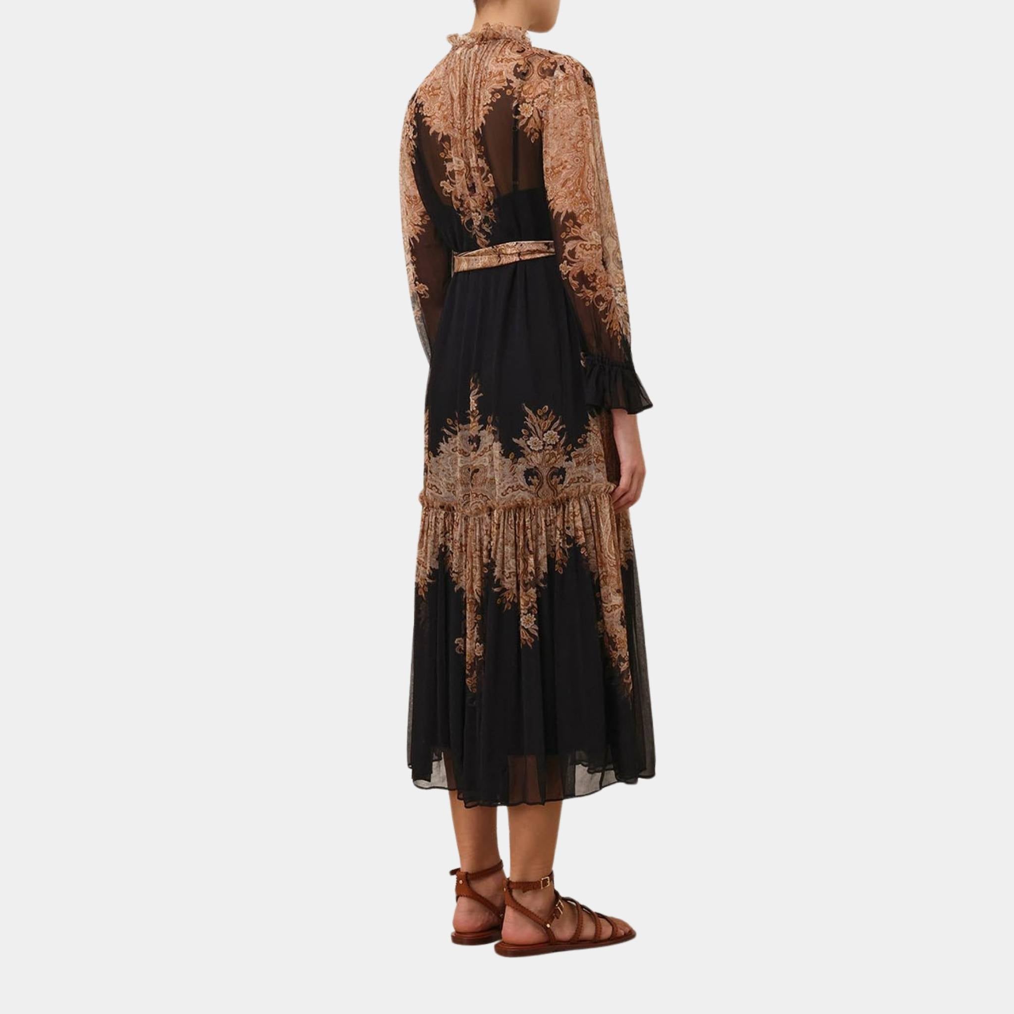 Zimmermann Dawning Tubular Midi Dress, Model, Back