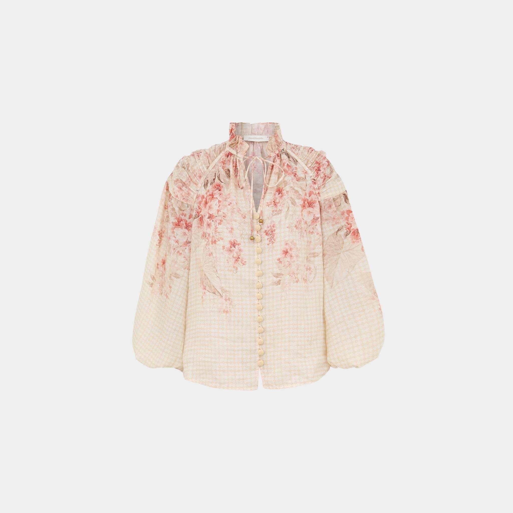 Zimmermann Illuminate Billow Blouse, Front