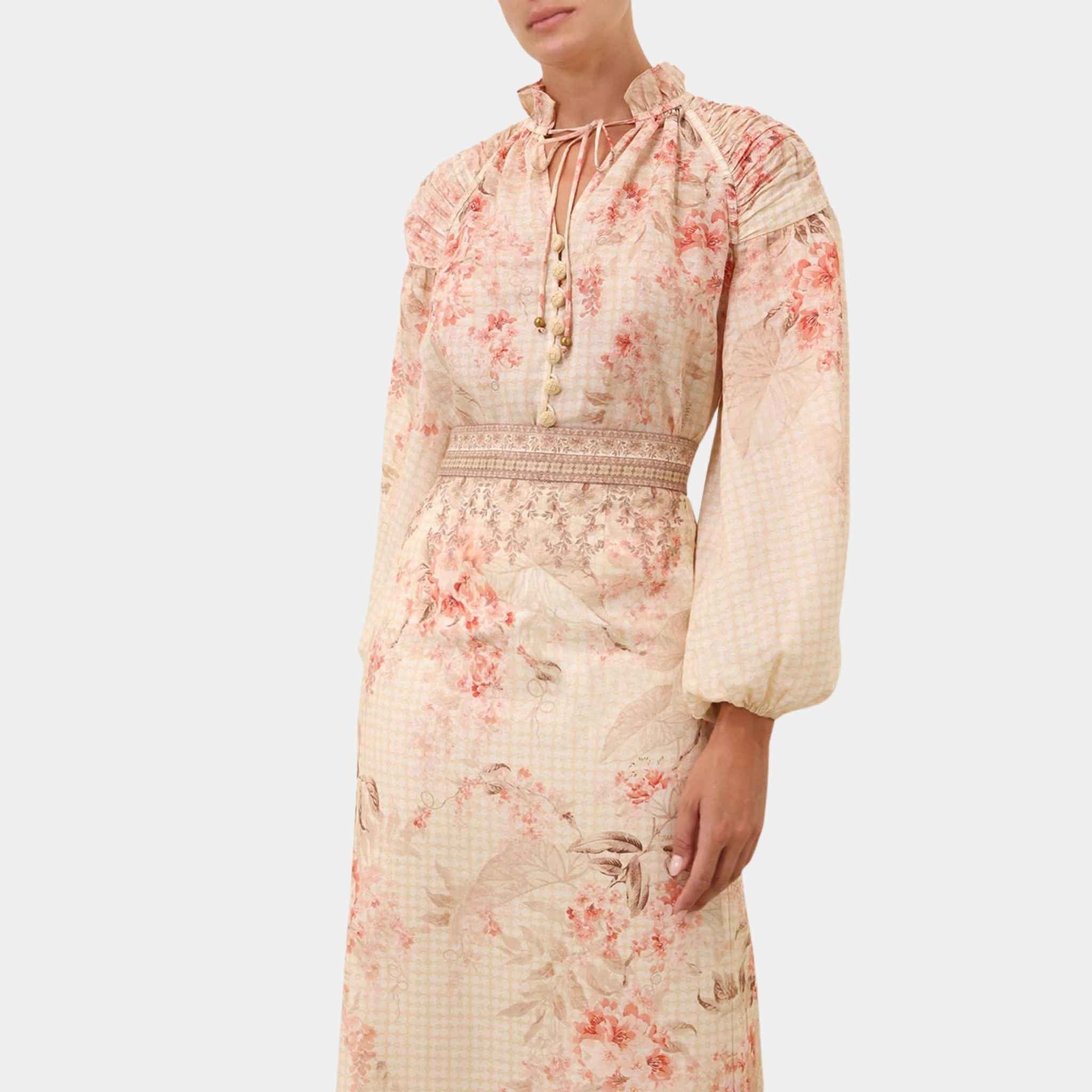 Zimmermann Illuminate Billow Blouse, Model, Front