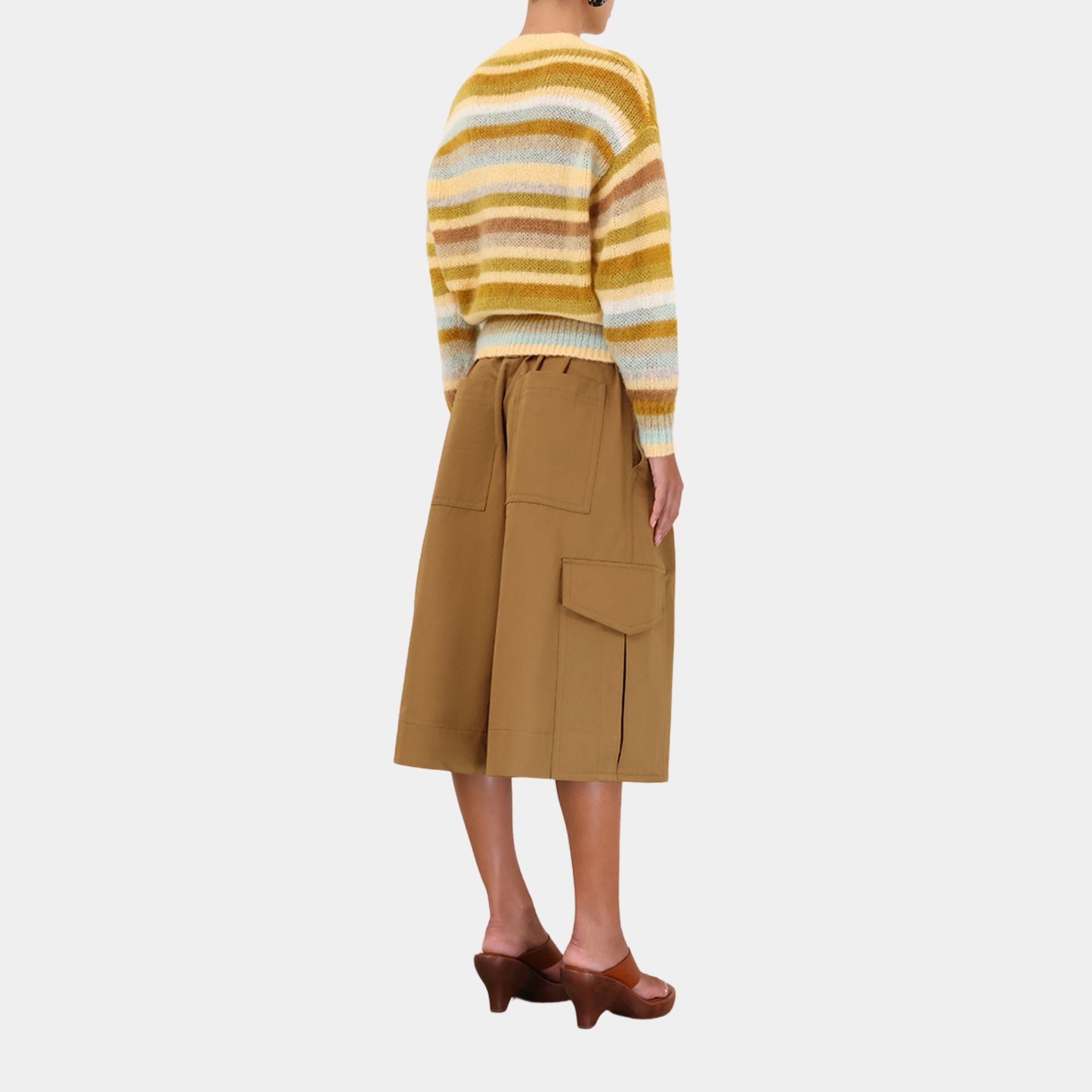 Zimmermann Illuminate Blouson Sweater, Model, Back