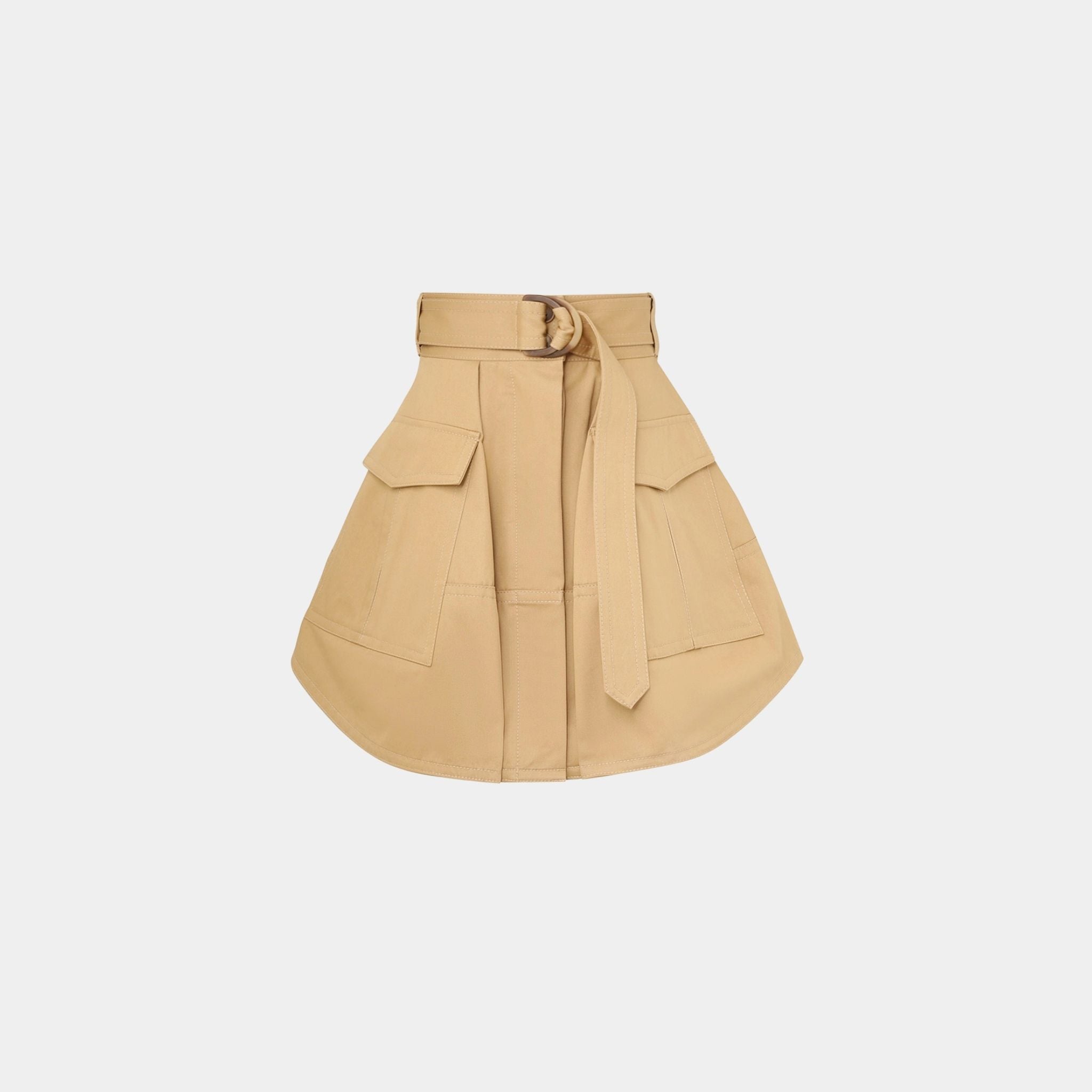 Zimmermann Illuminate Cargo Mini Skirt, Front