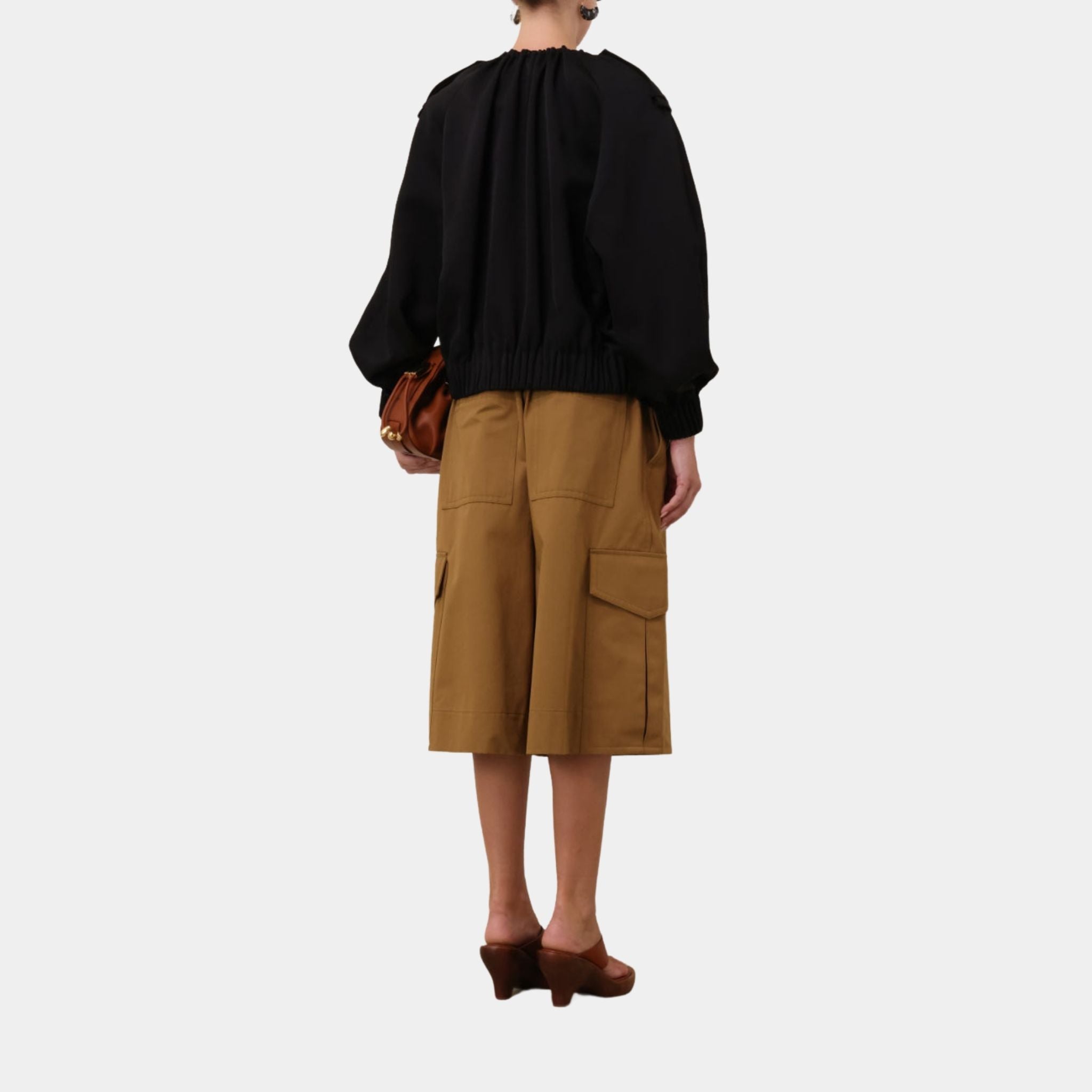 Zimmermann Illuminate Drawstring Bomber, Model, Back