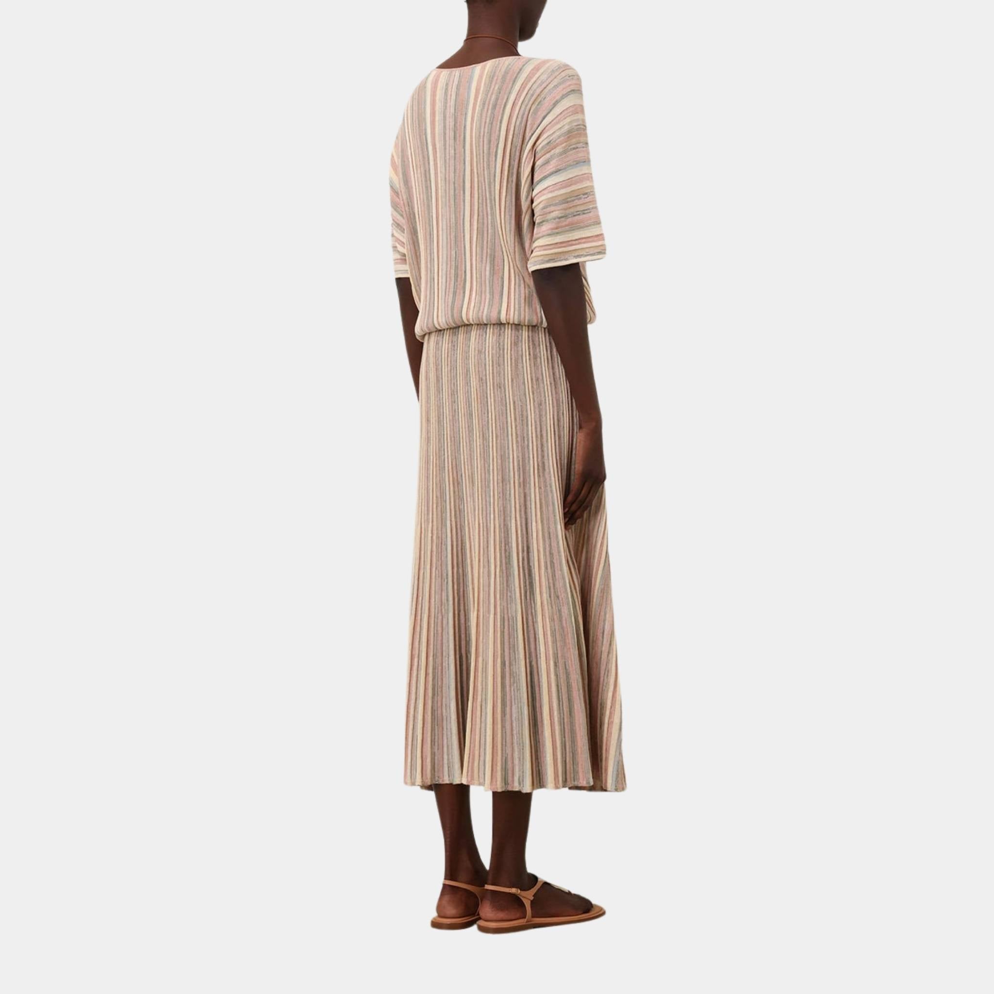 Zimmermann Illuminate Mouline Maxi Dress, Model, Back