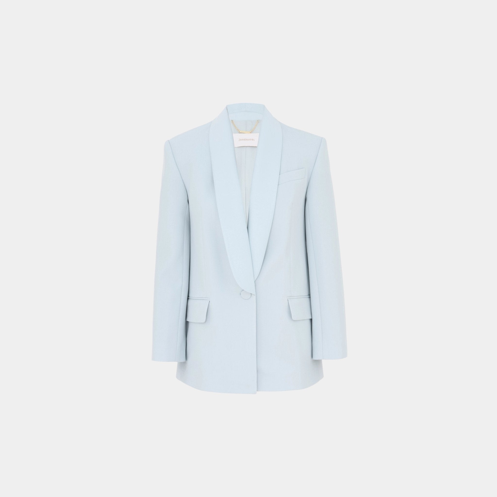 Zimmermann Illuminate Shawl Tux Jacket, Front