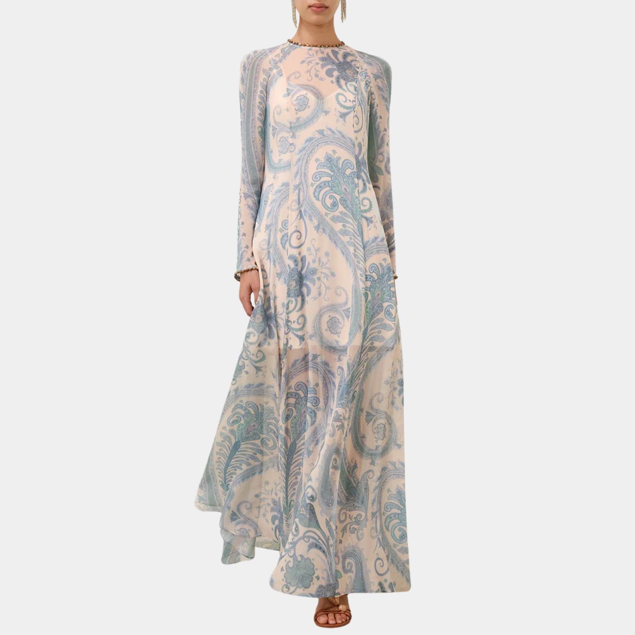Zimmermann Illuminate Sheath Dress, Model, Front