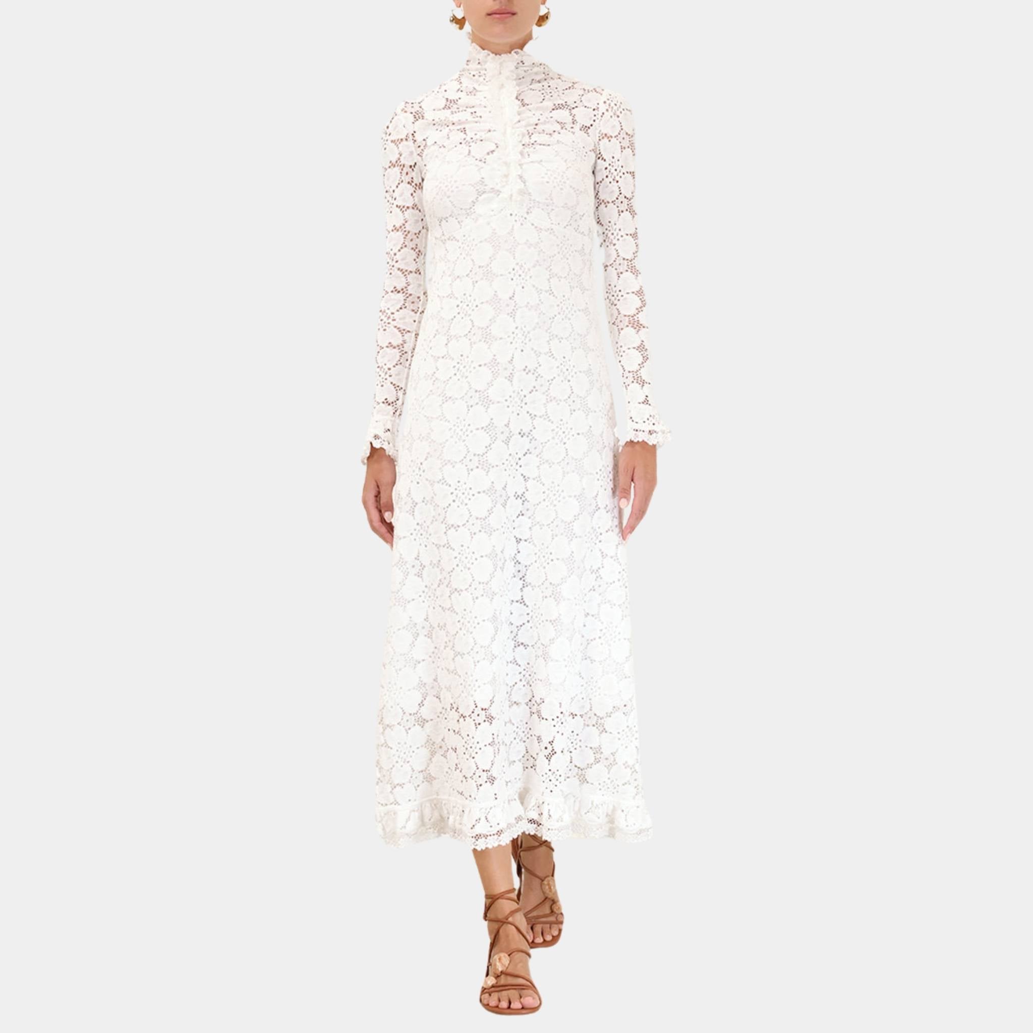 Zimmermann Lace Midi Dress, Model, Front