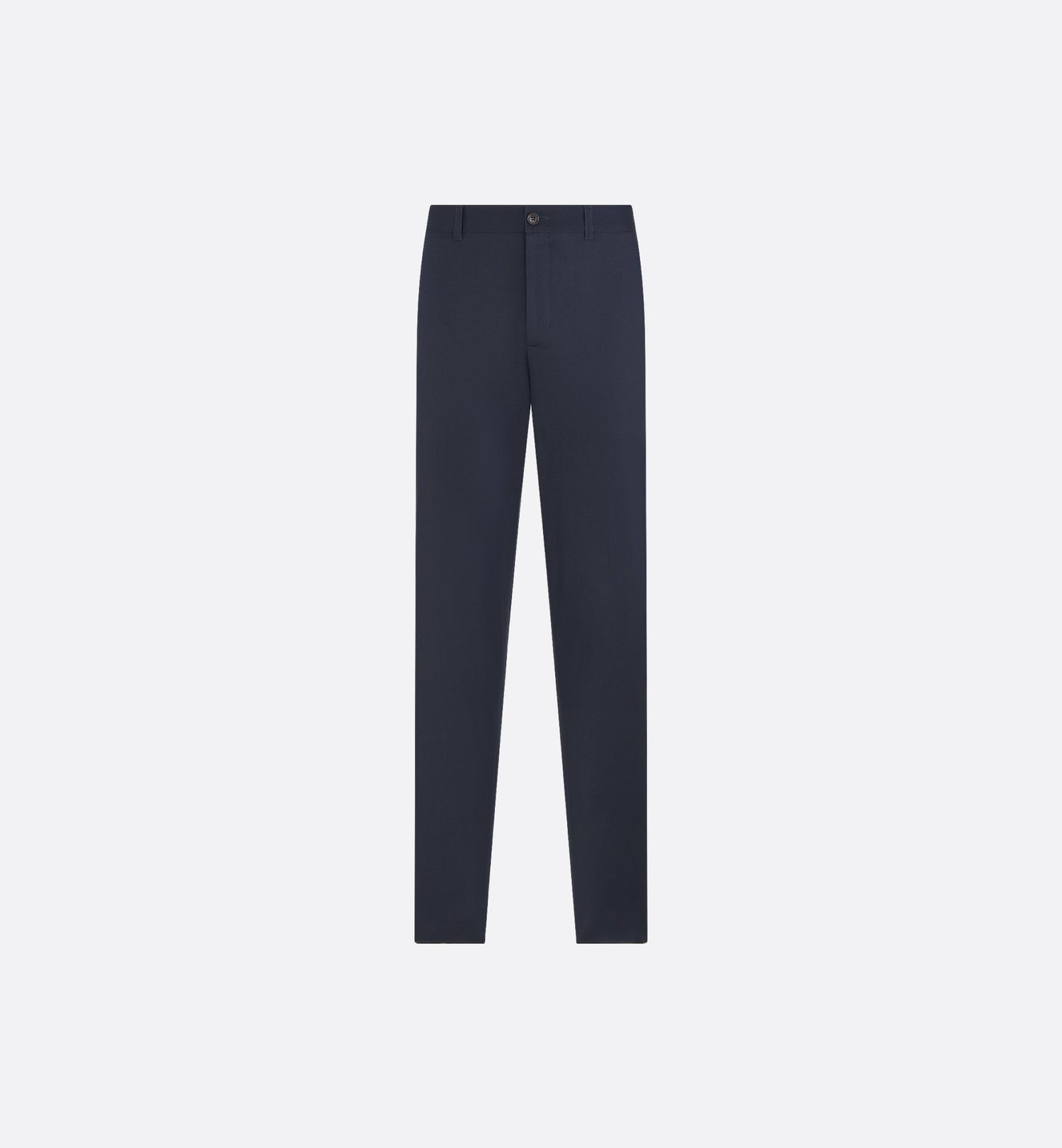 Chinos Navy Blue Stretch Cotton Gabardine