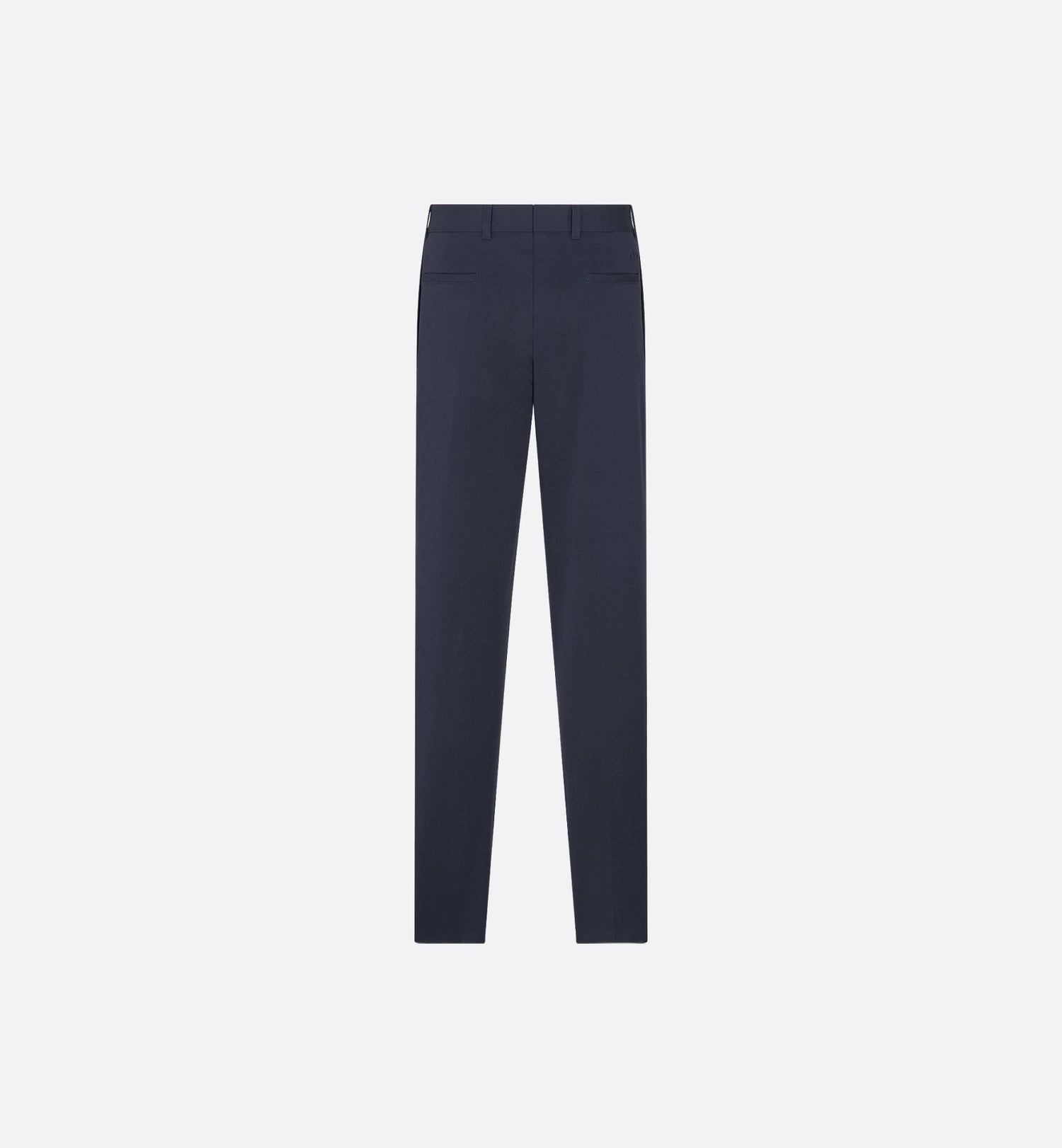 Chinos Navy Blue Stretch Cotton Gabardine