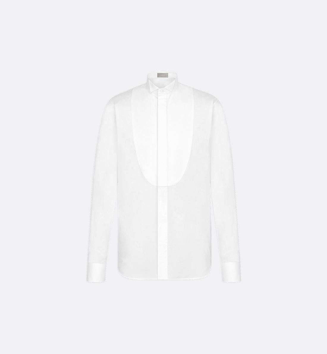 Tuxedo Shirt White Cotton Poplin